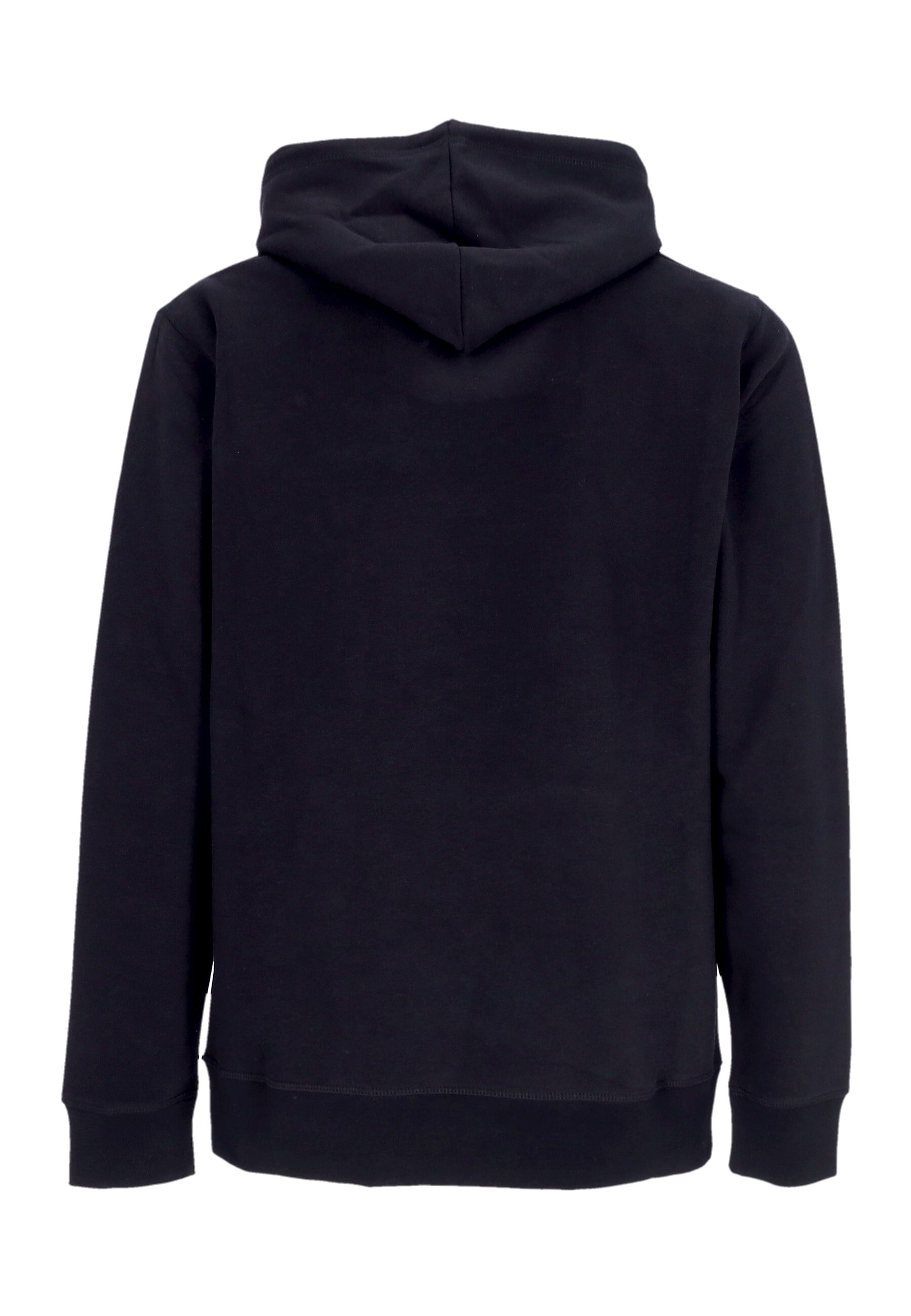 Felpa Cappuccio Uomo Bones Hoodie Black MHO195