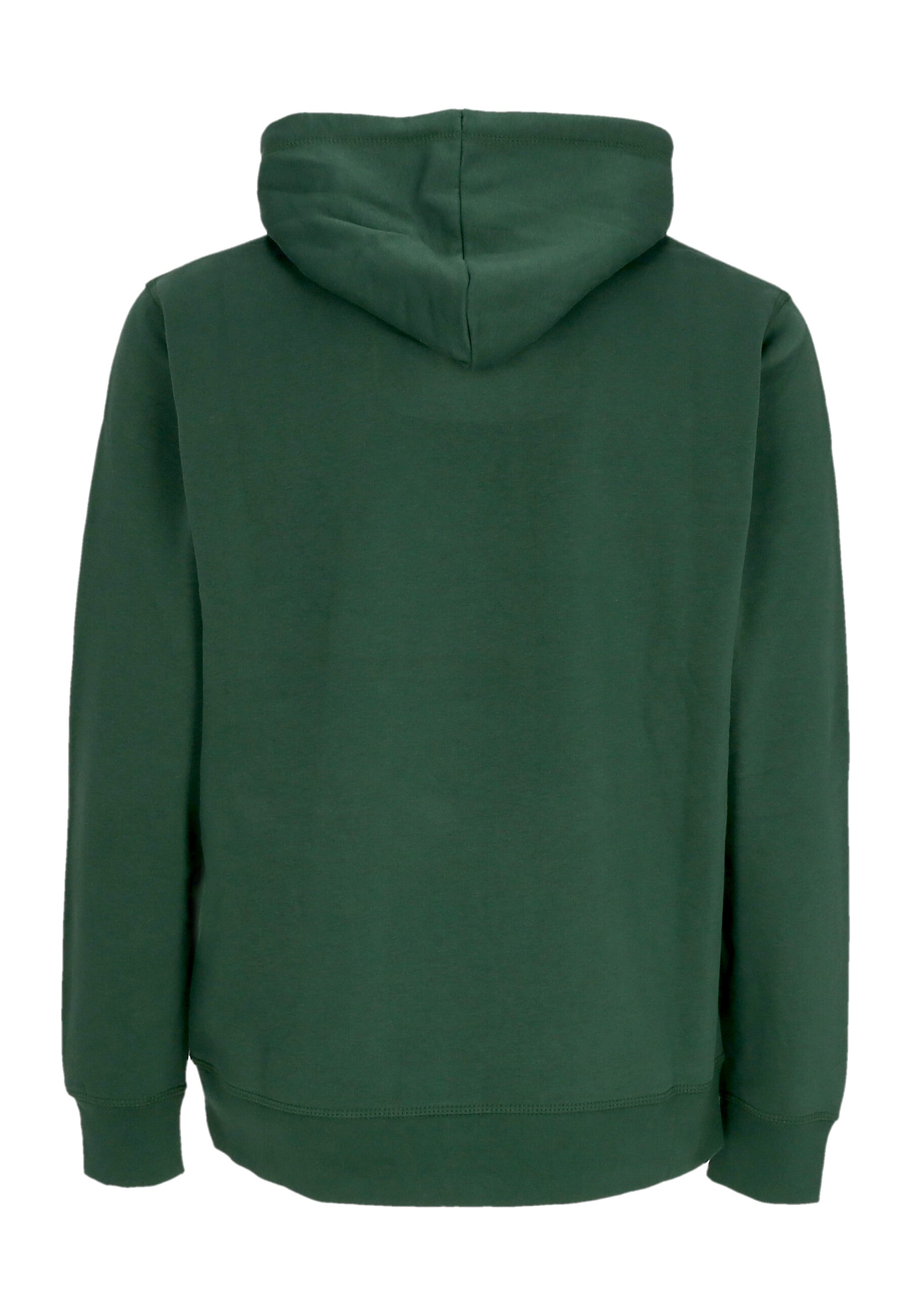 Felpa Cappuccio Uomo Bones Hoodie Bottle Green MHO195