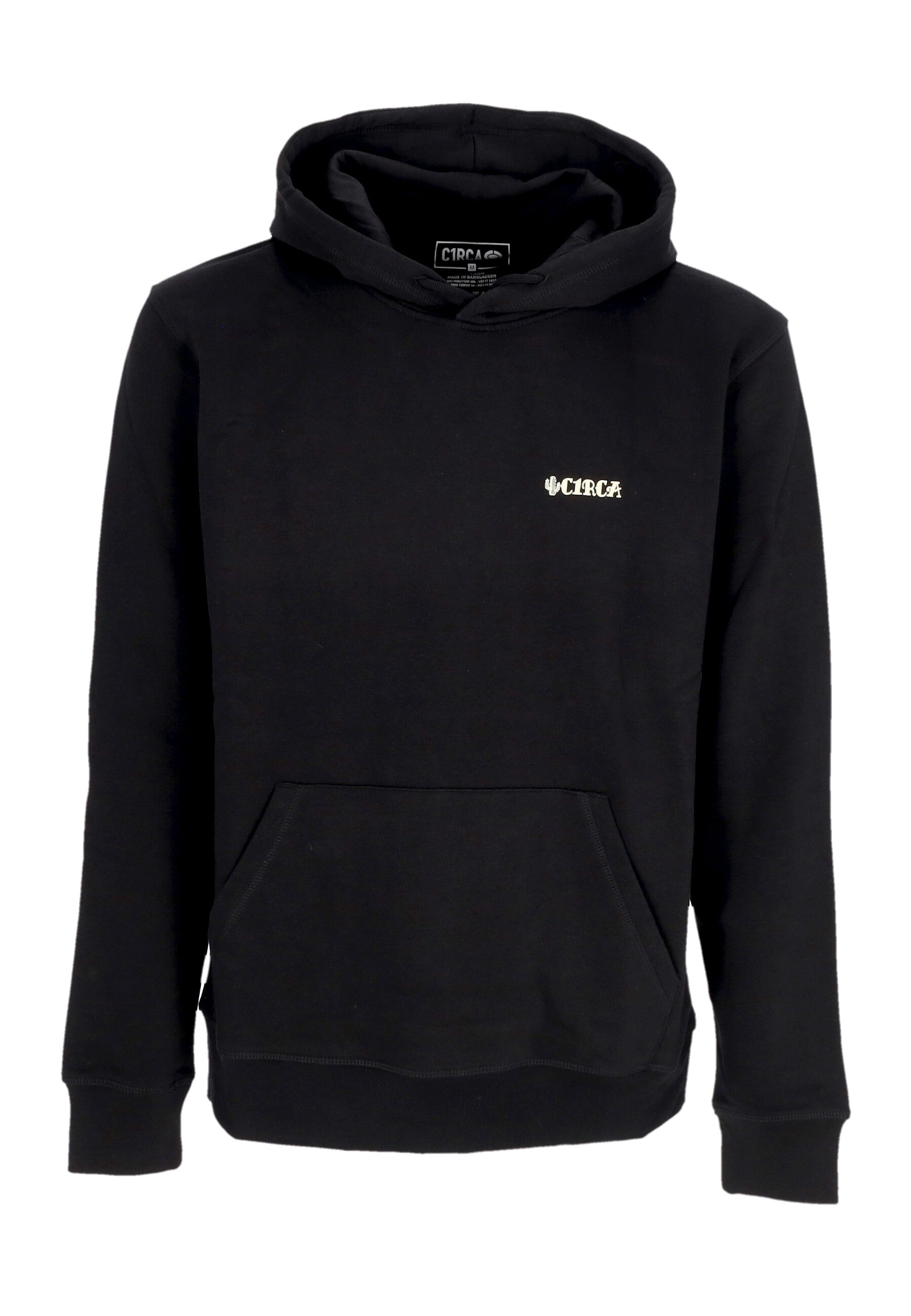 Felpa Cappuccio Uomo Cactus State Hoodie Black MHO197