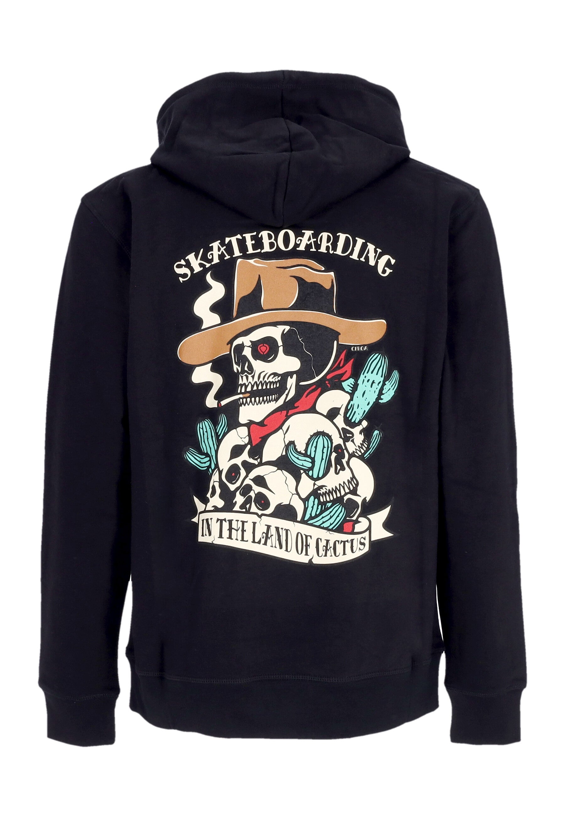 Felpa Cappuccio Uomo Cactus State Hoodie Black MHO197