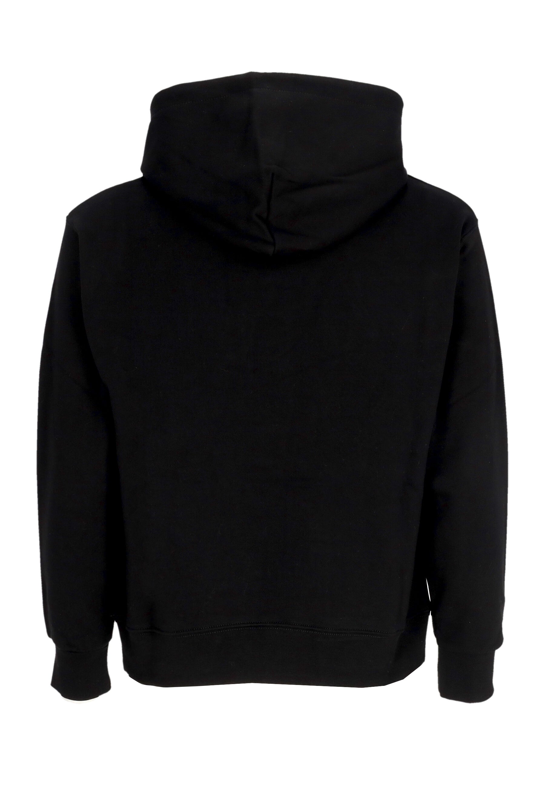 Felpa Cappuccio Uomo Logo Slime Hoodie Black 24FWPRFE763