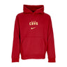 Felpa Cappuccio Uomo Nba City Edition Club Hoodie Clecav Team Crimson FB4826-698