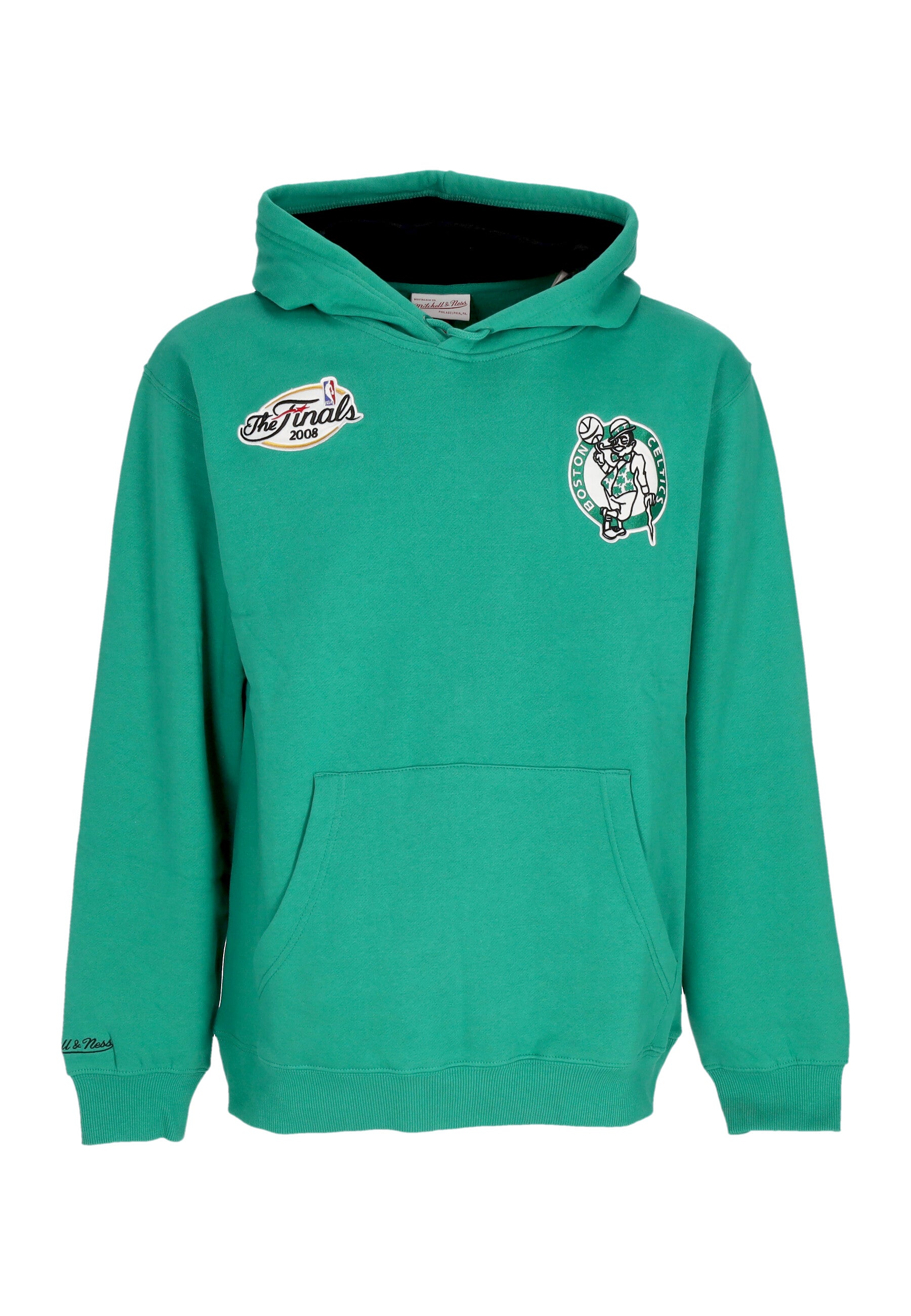 Felpa Cappuccio Uomo Nba Premium Fleece Vintage Logo Hoodie Paul Pierce Boscel Kelly Green FNNC6612-BCEYYPPIKYGN