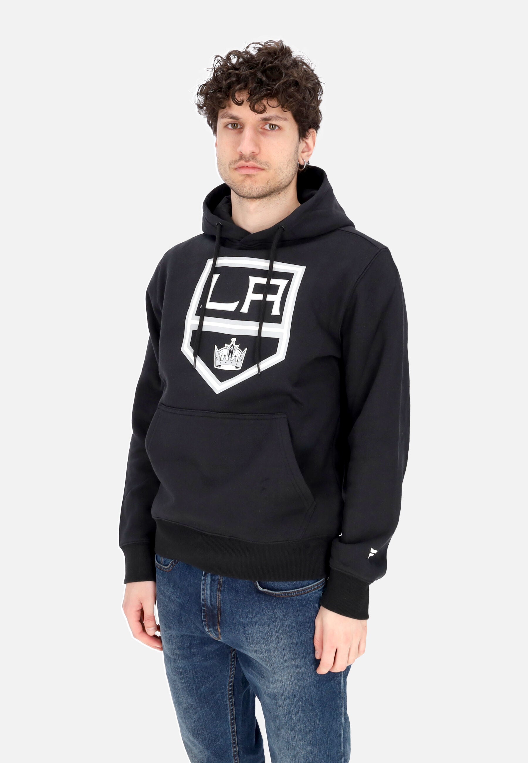 Felpa Cappuccio Uomo Nhl Primary Logo Graphic Hoodie Loskin Black 311M-127A-2AN-6GZ