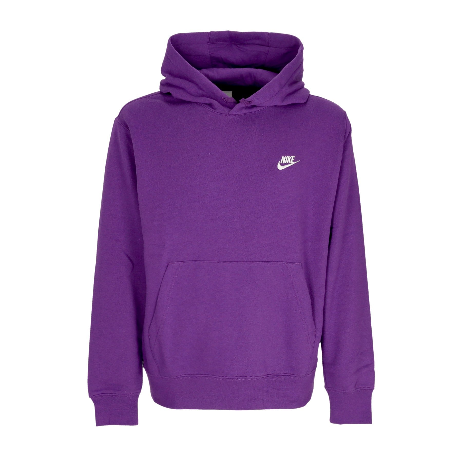 Felpa Cappuccio Uomo Sportswear Club Fleece Hoodie Purple Cosmos/purple Cosmos/white BV2654