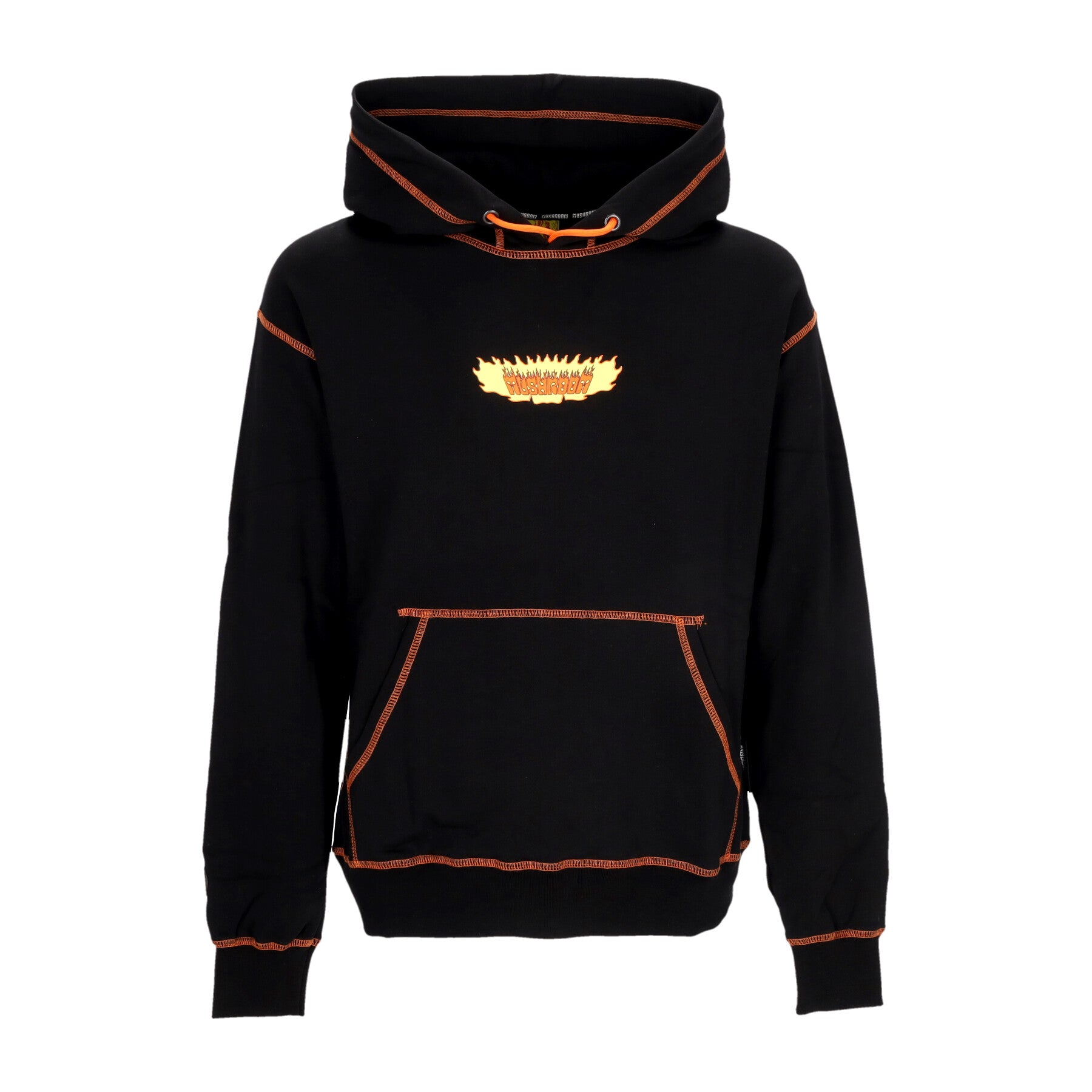 Felpa Cappuccio Uomo Vampire Hoodie Black 23FWMU23004-01