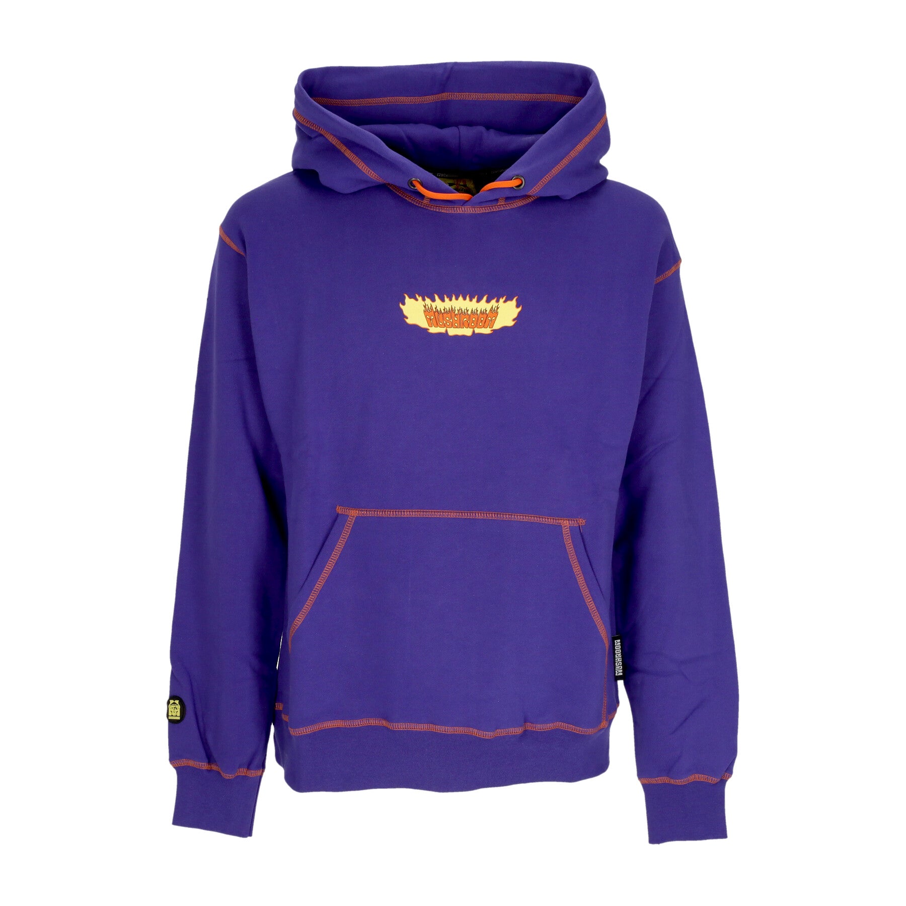 Felpa Cappuccio Uomo Vampire Hoodie Purple 23FWMU23004-35