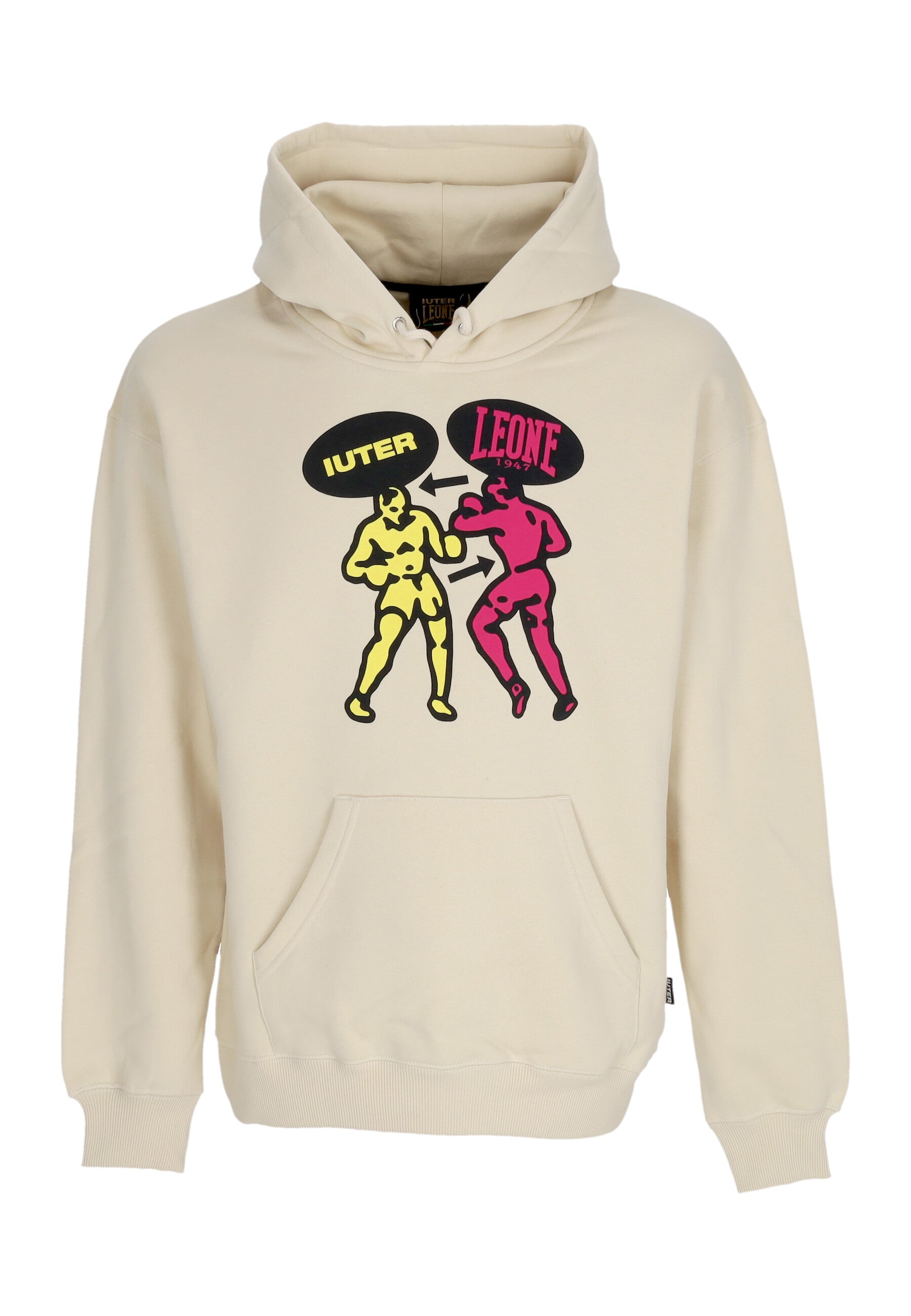 Felpa Cappuccio Uomo We Are Fighters Hoodie Cream 24WISH52