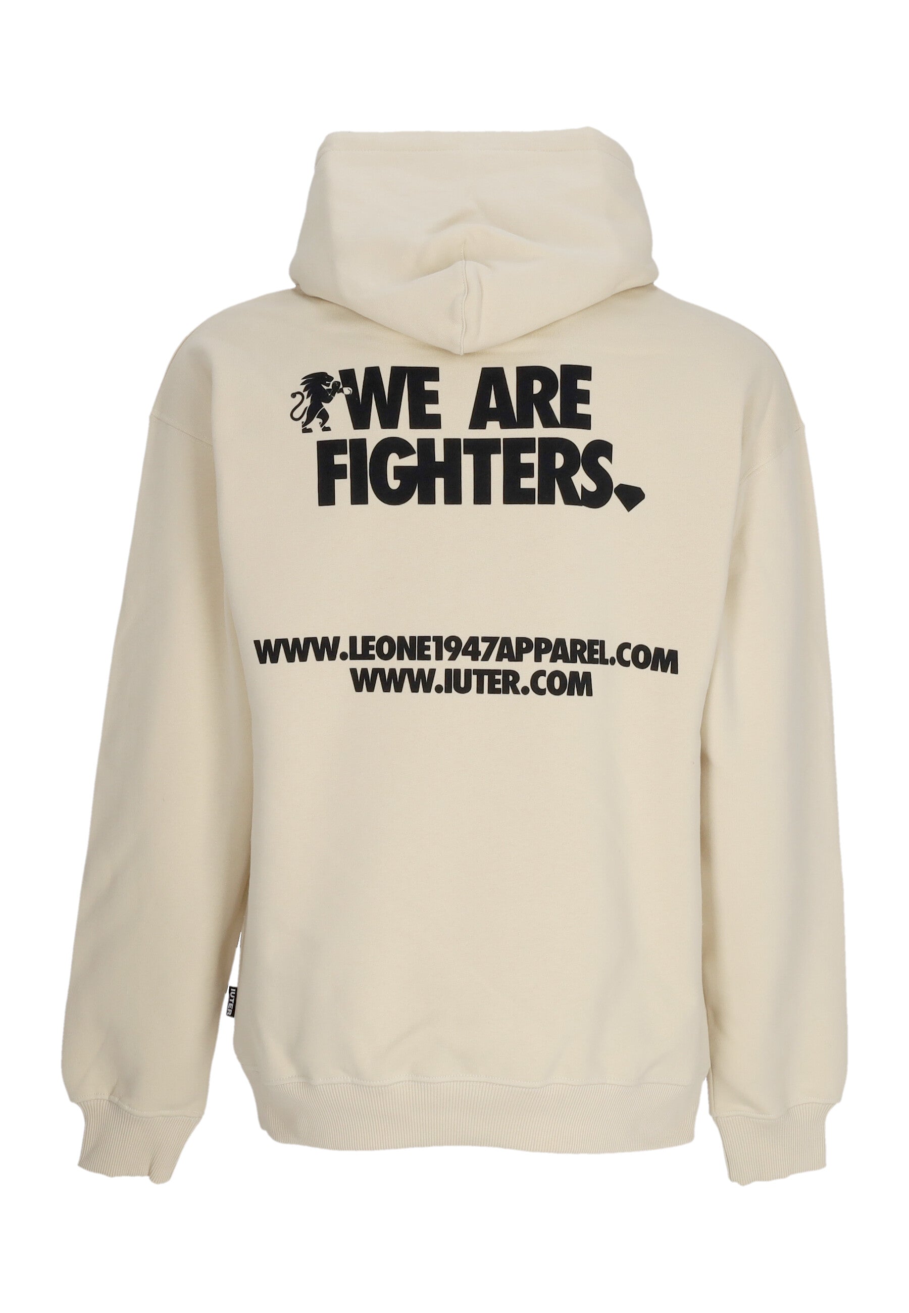 Felpa Cappuccio Uomo We Are Fighters Hoodie Cream 24WISH52