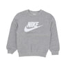 Felpa Girocollo Ragazzo Sportswear Fleece Crewneck Dk Grey Heather/white FD2992-063