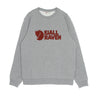 Felpa Girocollo Uomo Logo Sweater Grey Melange 84142