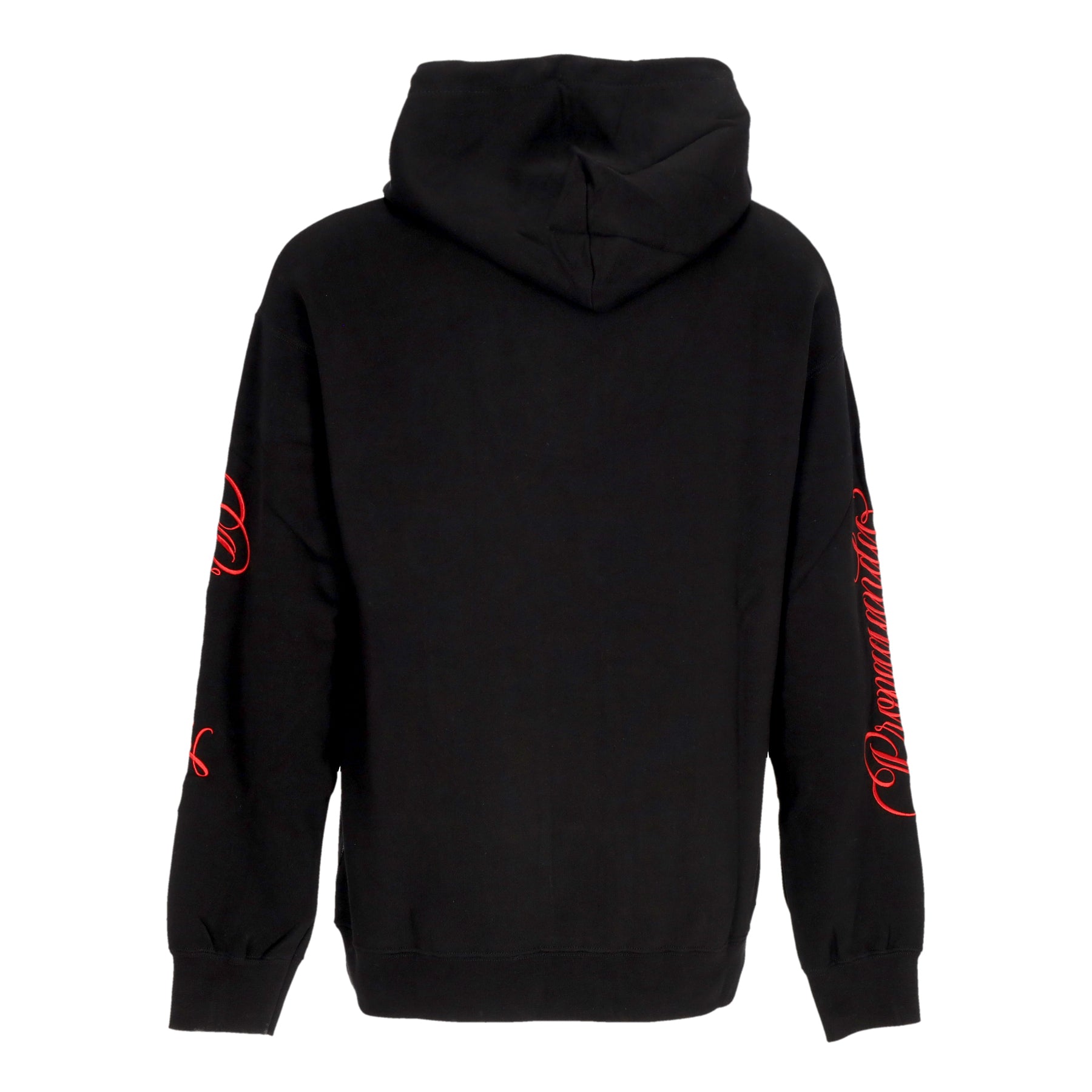 Felpa Leggera Cappuccio Uomo Logo Demon Hoodie Black 24SSPRFE239