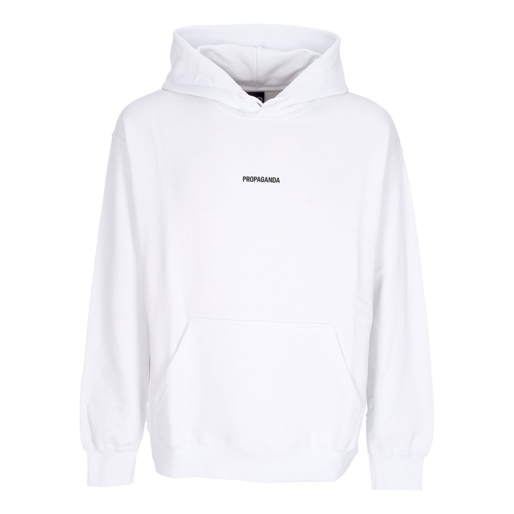 Felpa Leggera Cappuccio Uomo Ribs Classic Hoodie White 24SSPRFE258