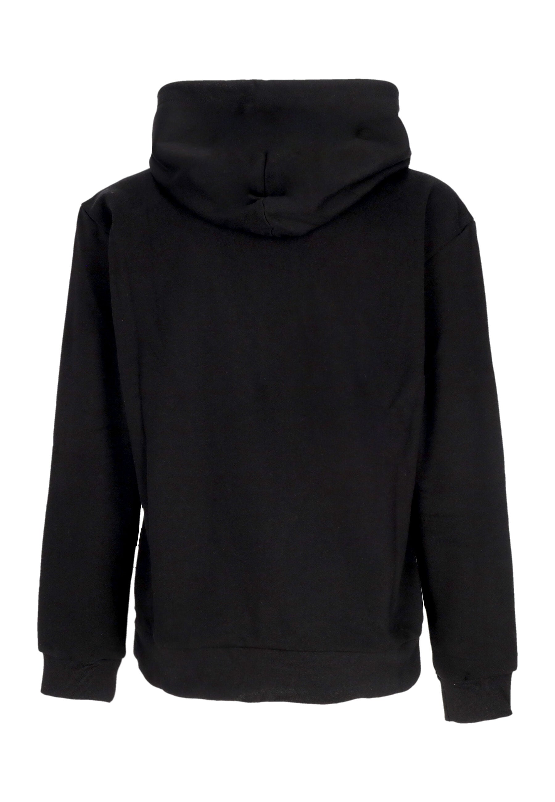 Felpa Leggera Cappuccio Uomo Rock Hoodie Black MFSOM4117