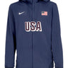 Felpa Leggera Cappuccio Zip Uomo Dri-fit Adv Basketball Game Jacket Team Usa Obsidian/obsidian/white FQ0306-451