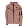 Felpa Leggera Cappuccio Zip Uomo Sportswear Tech Fleece Full-zip Hoodie Archaeo Brown/archaeo Brown/black DV0537