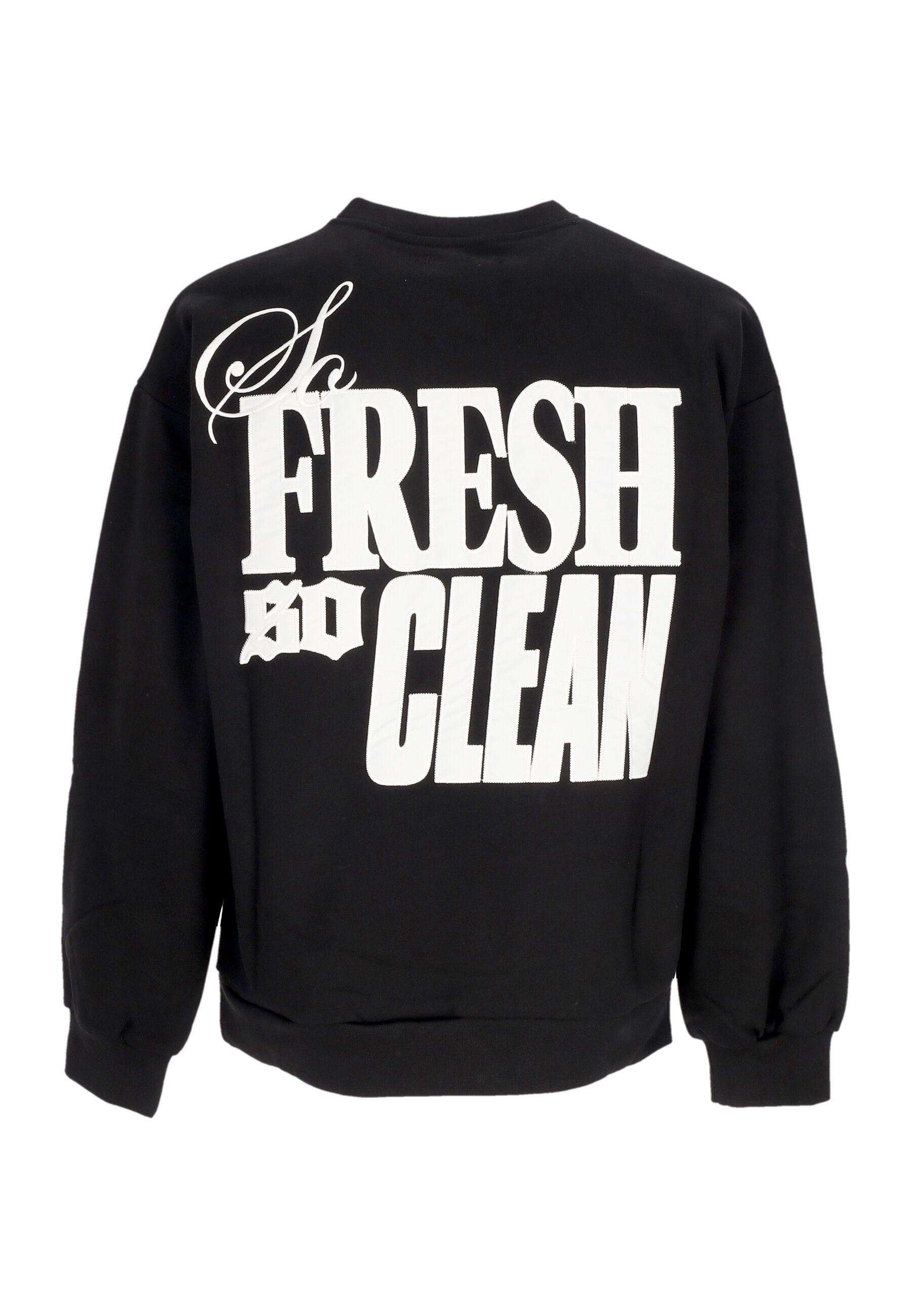Felpa Leggera Girocollo Uomo So Fresh So Clean Sweatshirt Black MFSOM4119