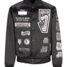 Giubbotto Bomber Uomo Graffiti Patch Bomber Black GBSOM4106