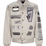 Giubbotto Bomber Uomo Graffiti Patch Bomber Grey GBSOM4106