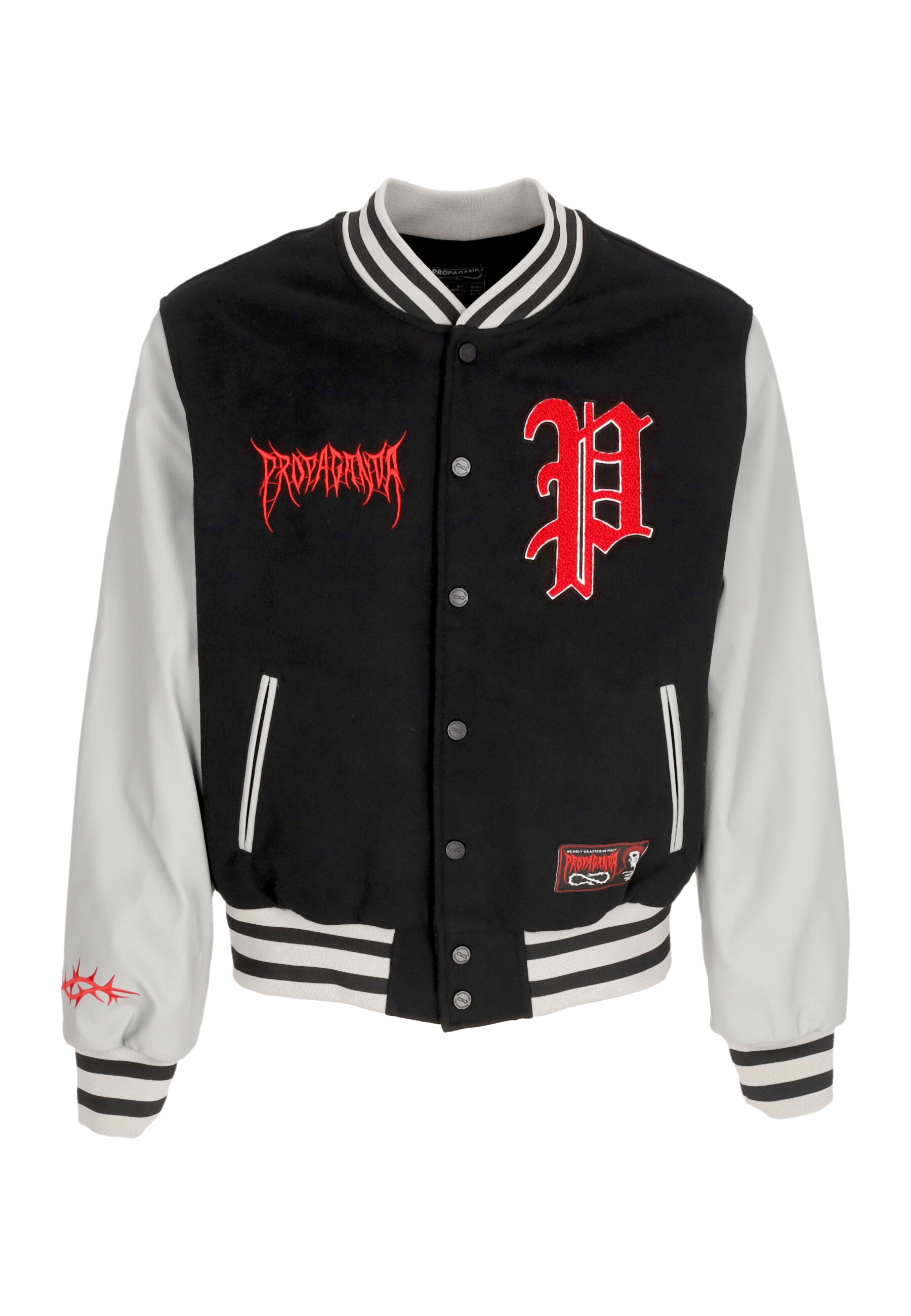 Giubbotto College Uomo Misery Varsity Jacket Black 24FWPROU400