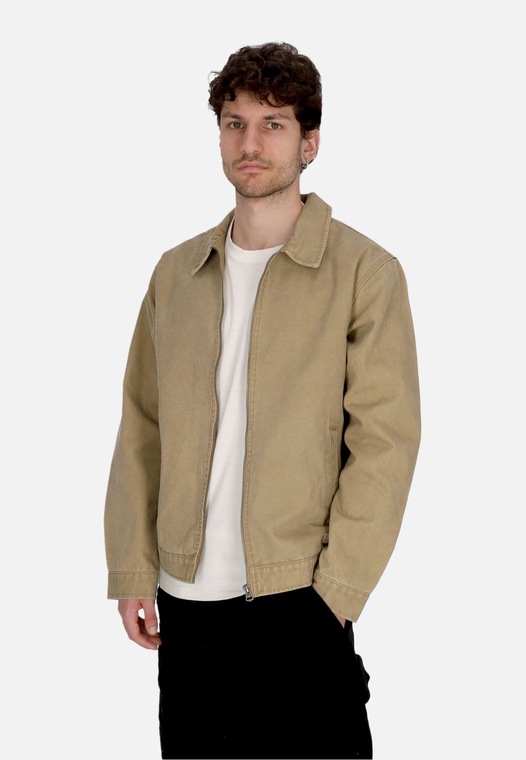 Giubbotto Uomo Parker Canvas Jacket Khaki ELYJK00196