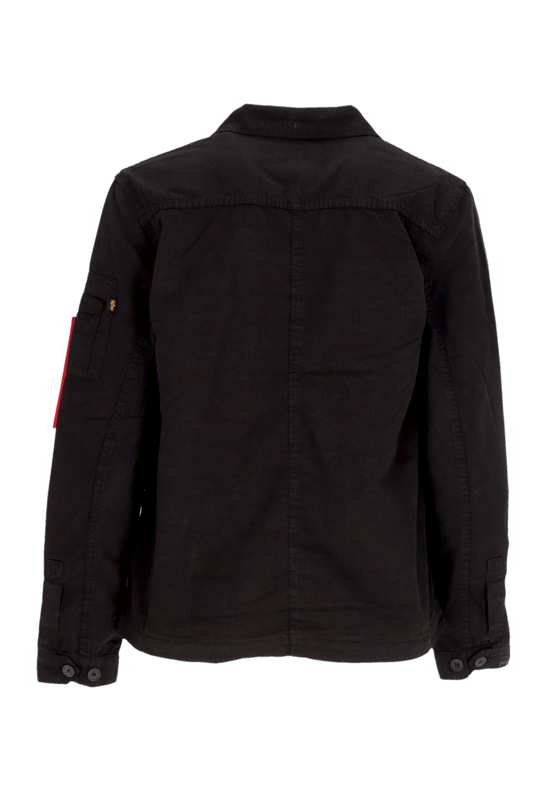 Giubbotto Uomo Ripstop Cargo Overshirt Black 136123