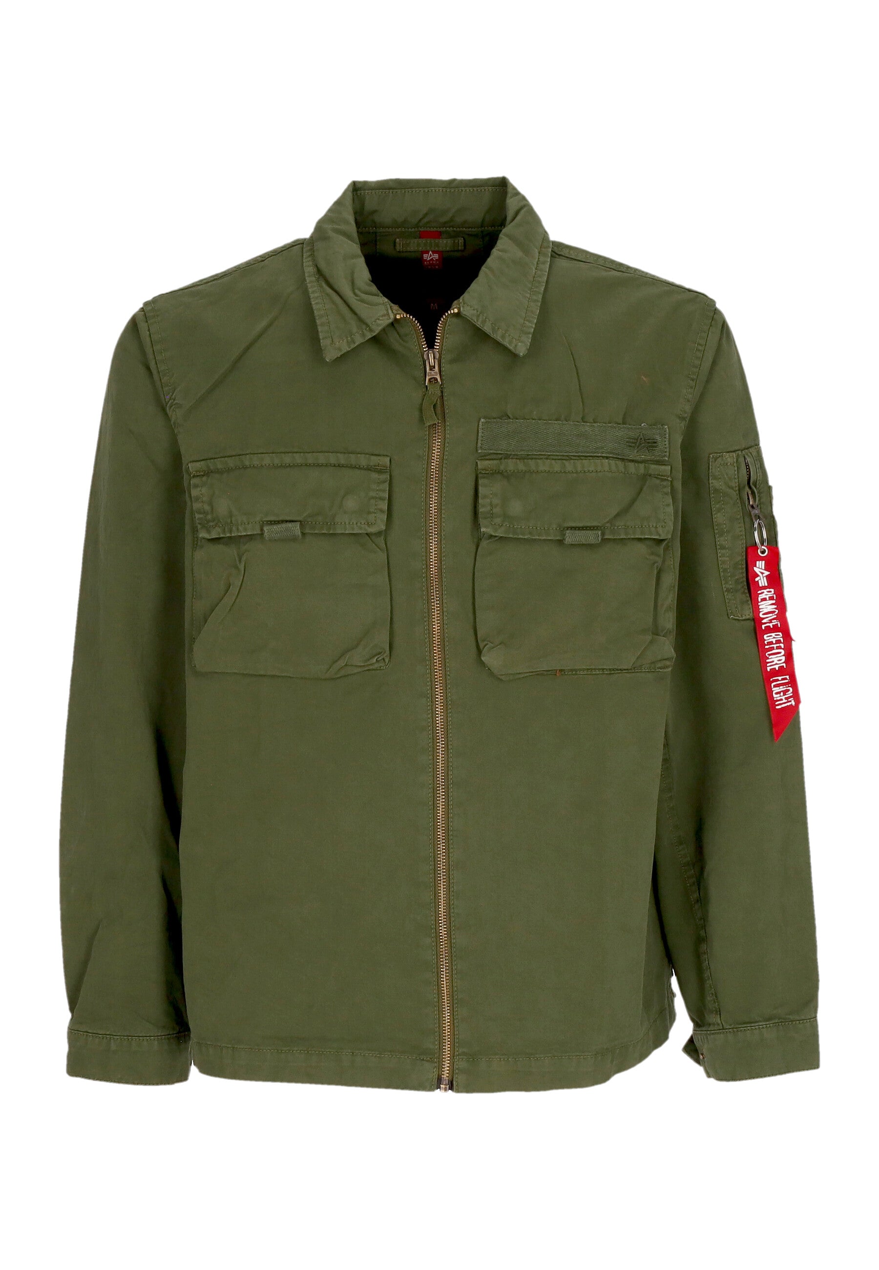 Giubbotto Uomo Twill Overshirt Dark Olive 146112