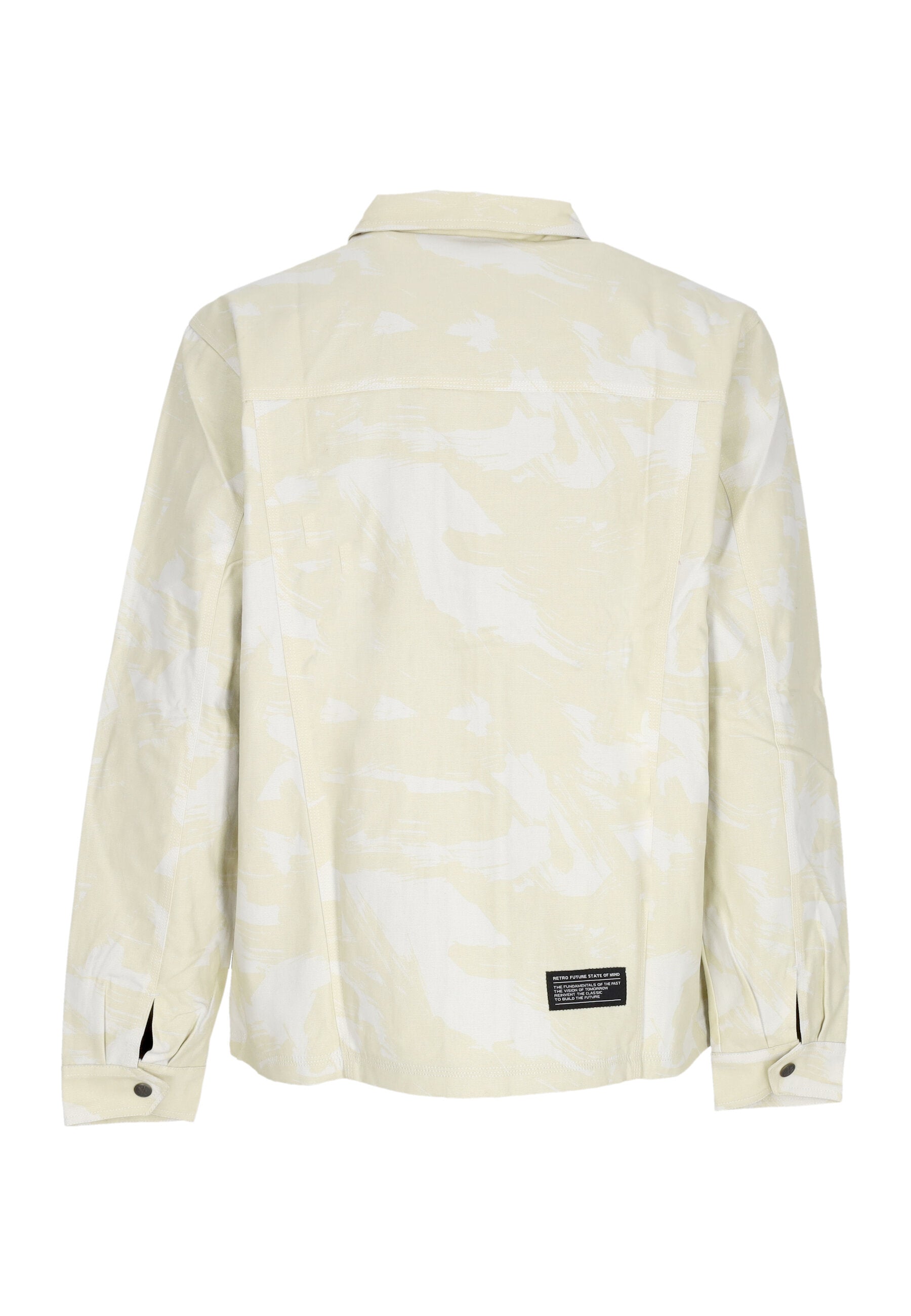 Giubbotto Uomo Worker Jacket Off White/camo GBSOM4104