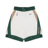 Pantaloncino Basket Uomo Nba City Edition 2023/24 Swingman Dri-fit Short Boscel Sail/gorge Green DX8695-133