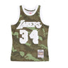 Canotta Basket Uomo Nba Ghost Green Camo Swingman Jersey Hardwood Classics No 34 Shaquille O'neal 1996-97 Loslak Camo/green SMJY4362-LAL96SONCMGR