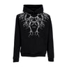 Felpa Leggera Cappuccio Uomo Embroidery Lightning Hoodie Black/grey PH00533