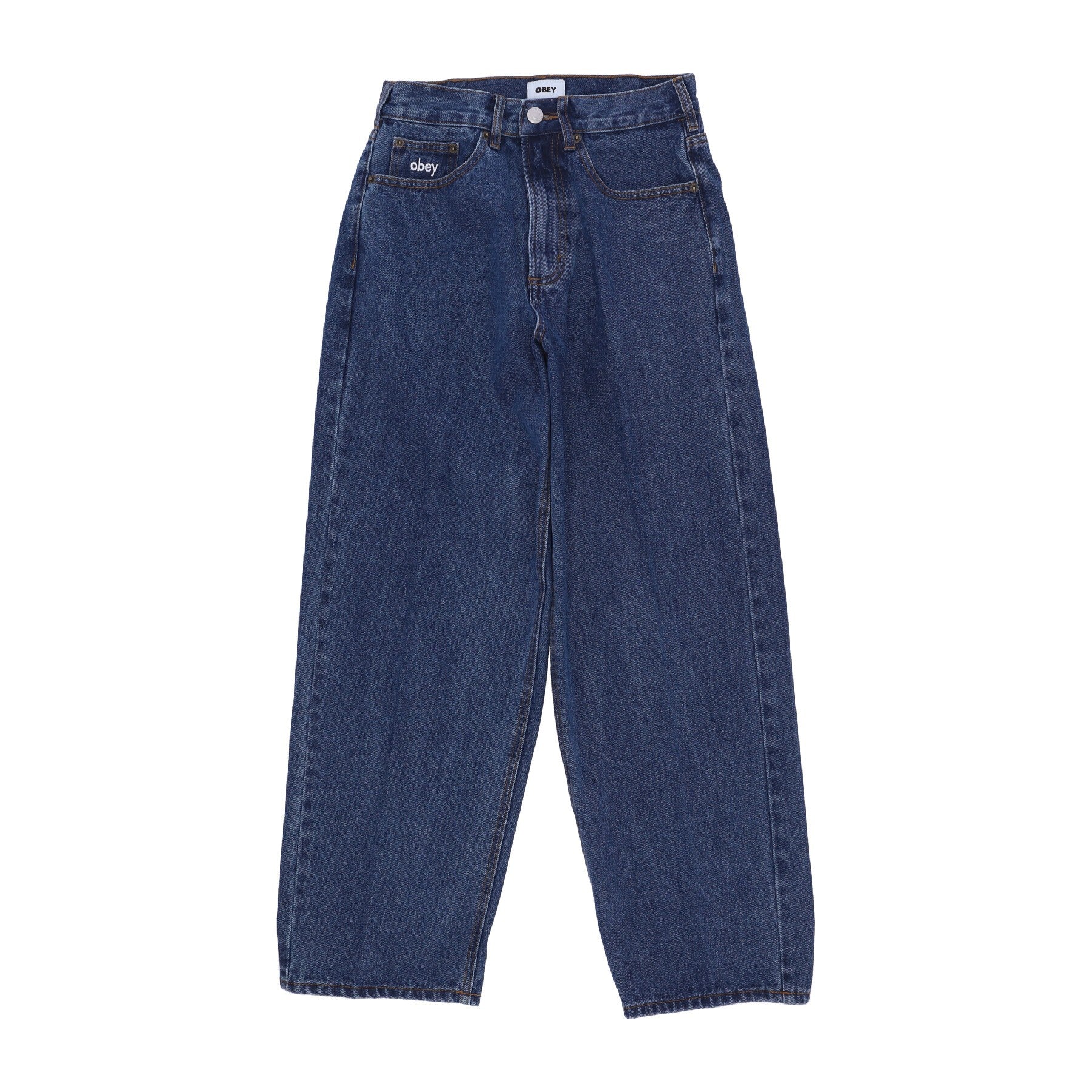 Jeans Uomo Bigwig Baggy Denim Stonewash Indigo 142010087