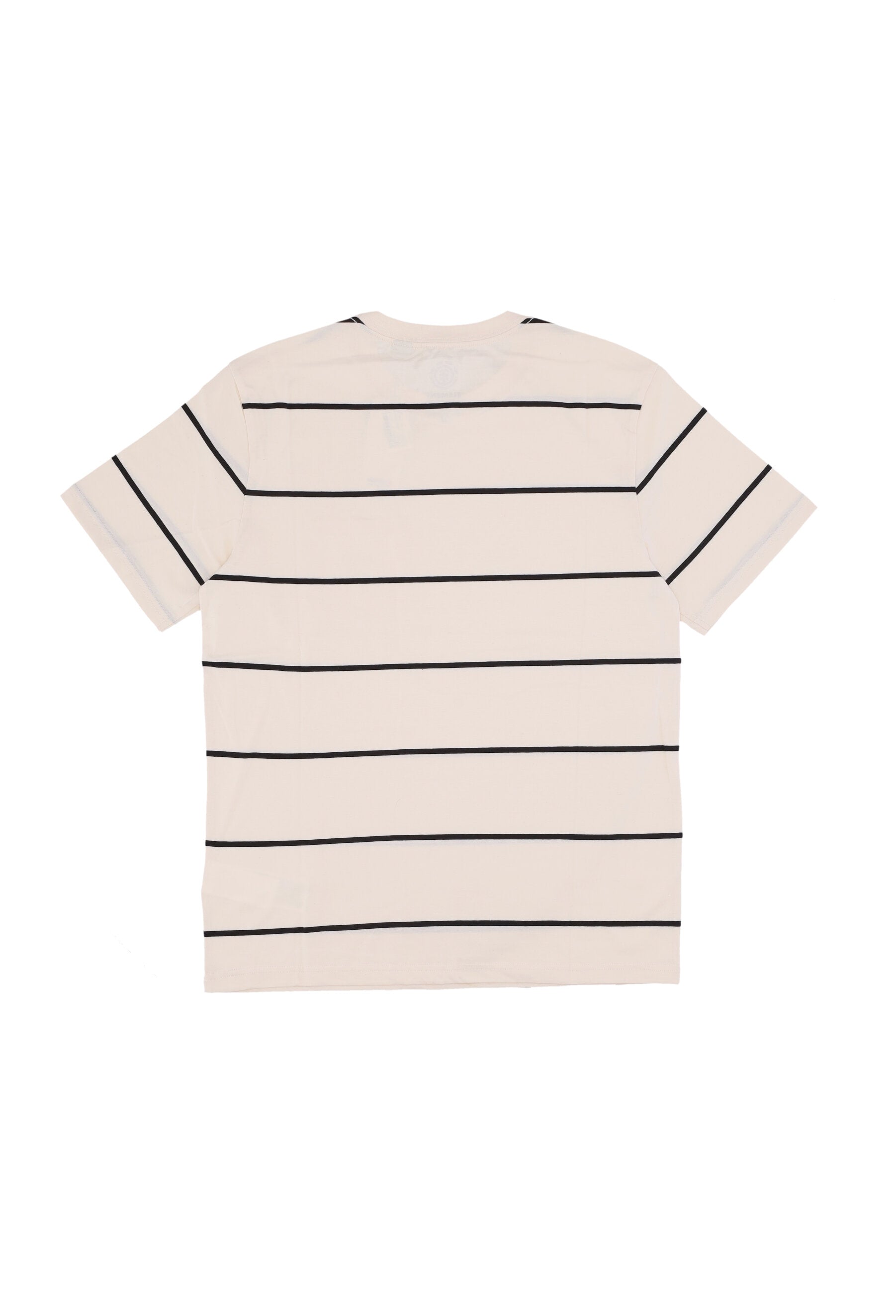 Maglietta Uomo Basic Pocket Label Tee White/black Stripes ELYKT00116