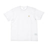 Maglietta Uomo Chase T-shirt White/gold I026391