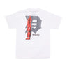 Maglietta Uomo Colossal Dirty P Tee X Attack On Titan White PRASSP2417