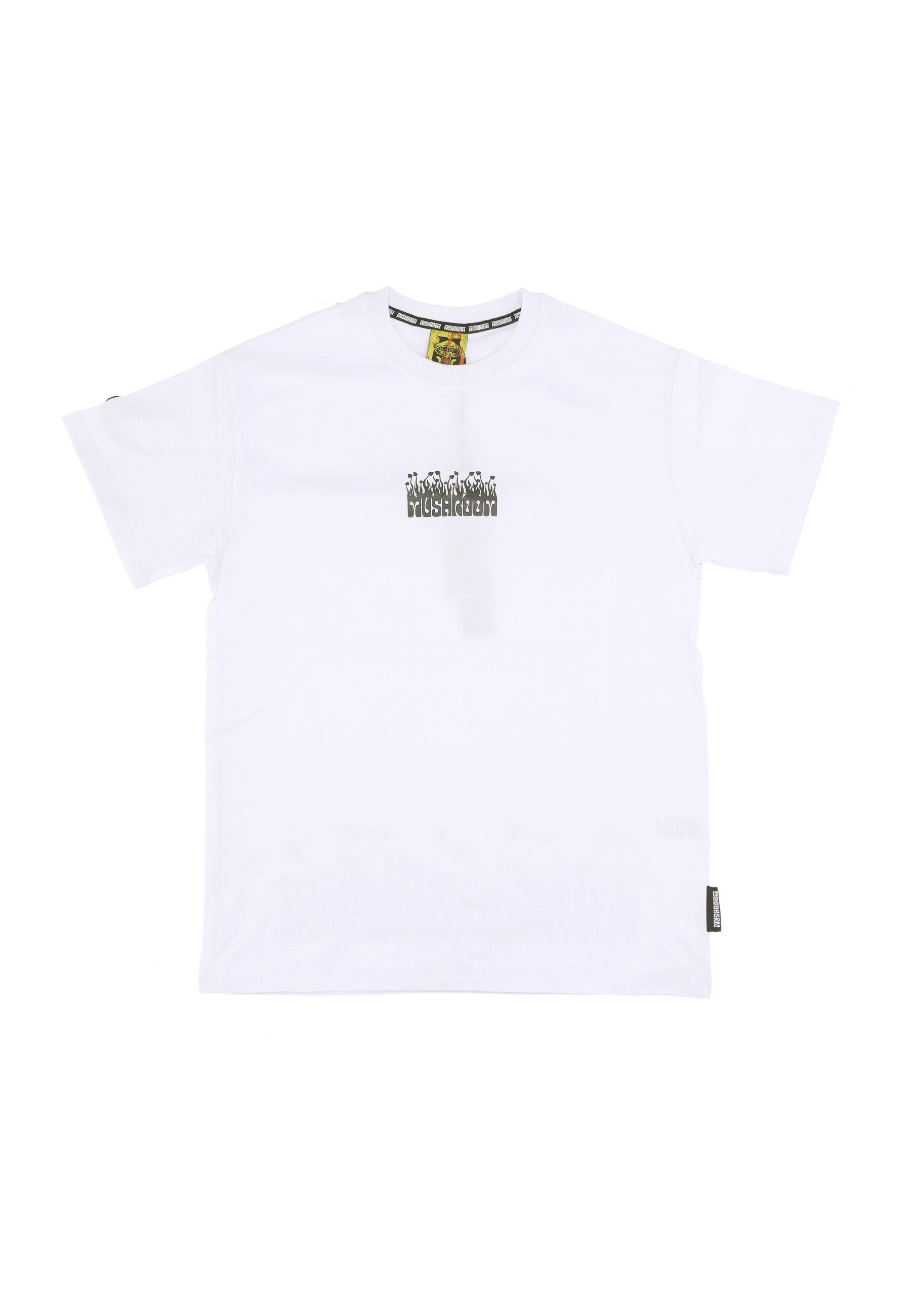 Maglietta Uomo Flame Tee White 24SSMU14006-02