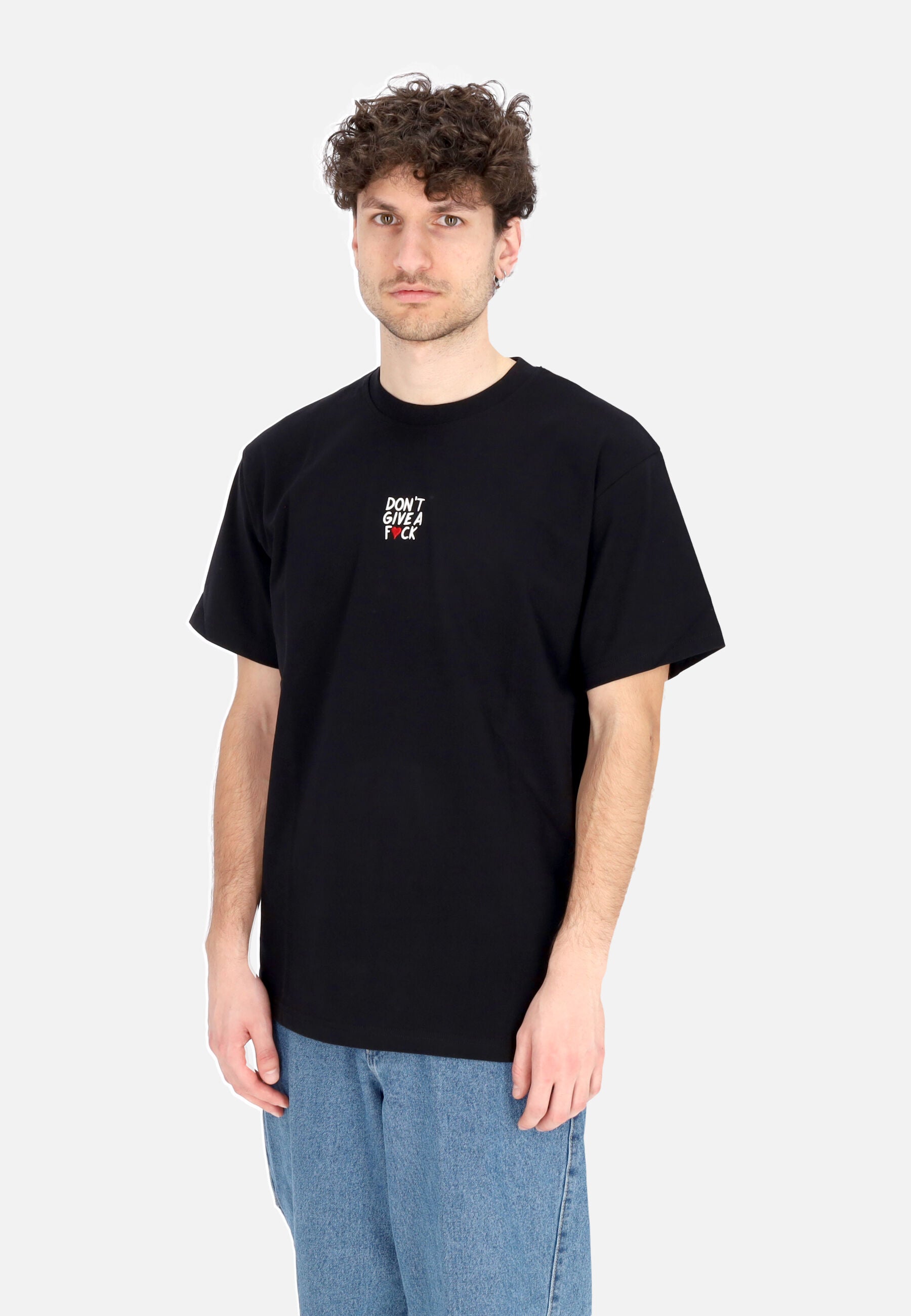 Maglietta Uomo Give A Tee Black 114B398-700