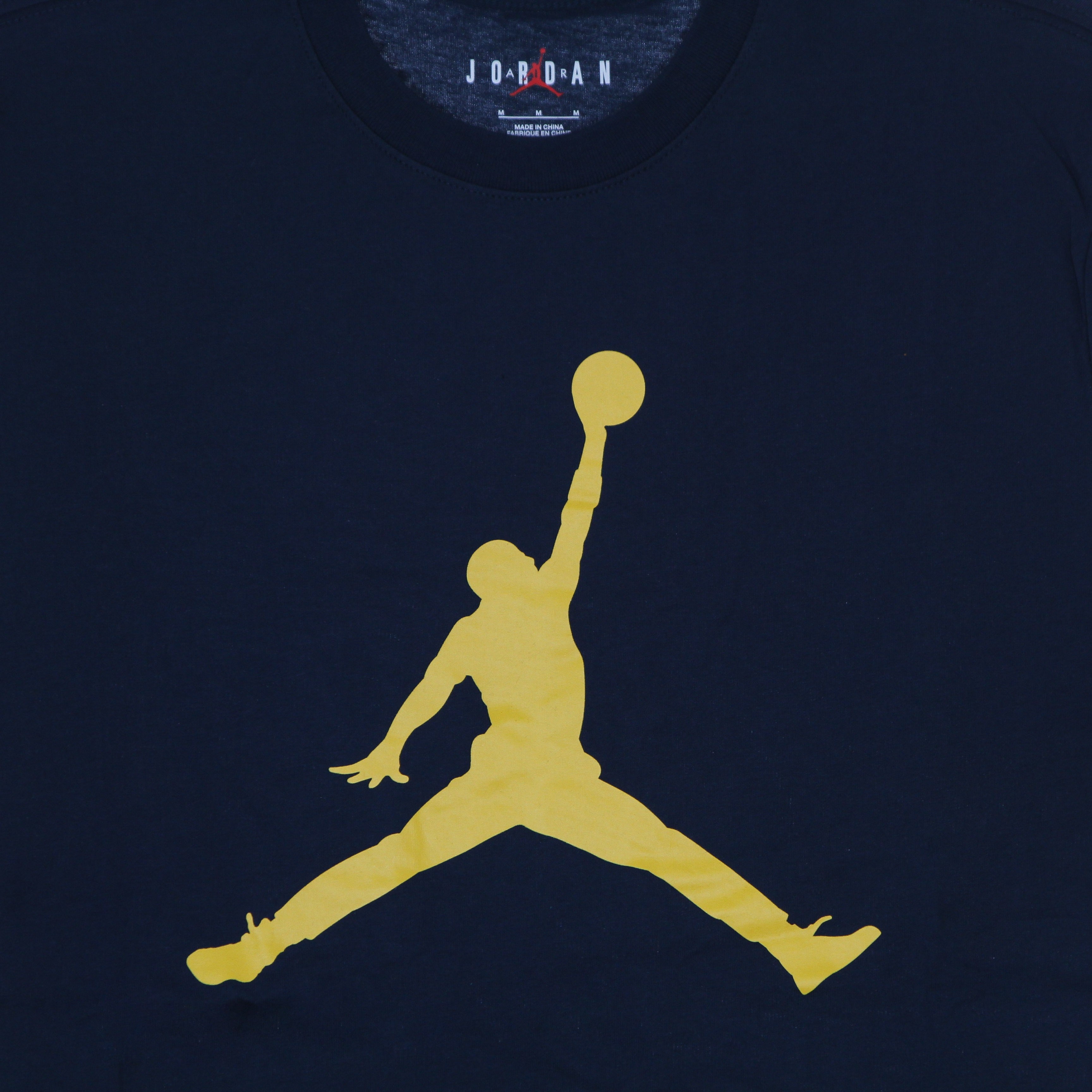 Maglietta Uomo Jumpman Crew Armory Navy/pollen CJ0921