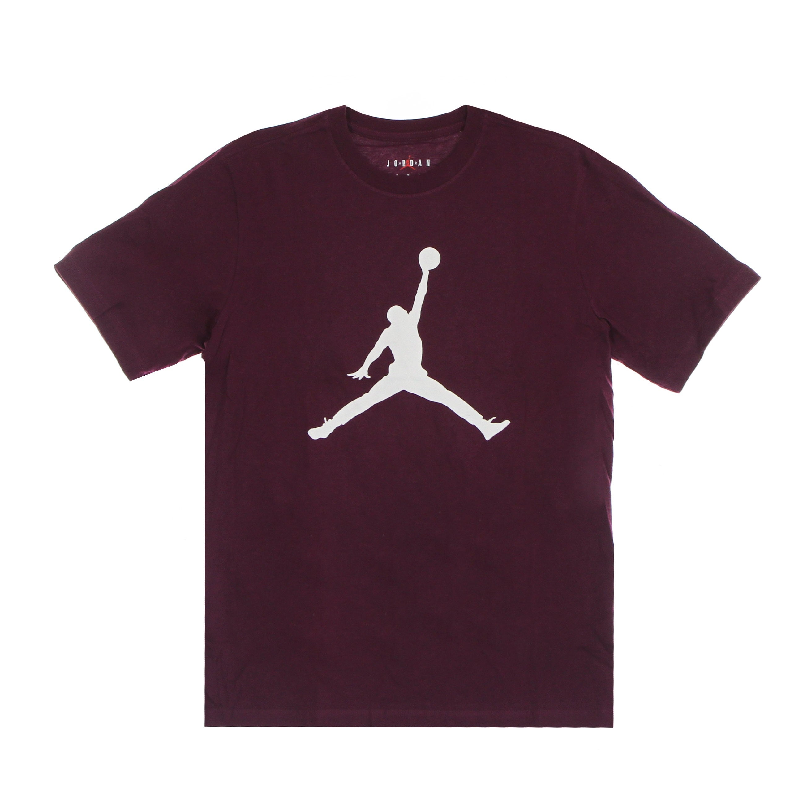 Maglietta Uomo Jumpman Crew Bordeaux/white CJ0921