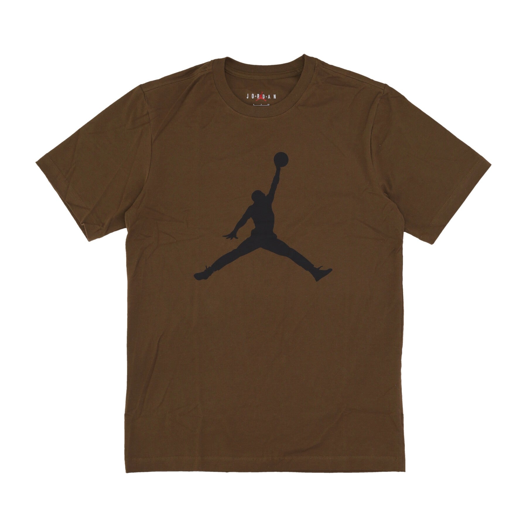 Maglietta Uomo Jumpman Crew Light Olive/black CJ0921