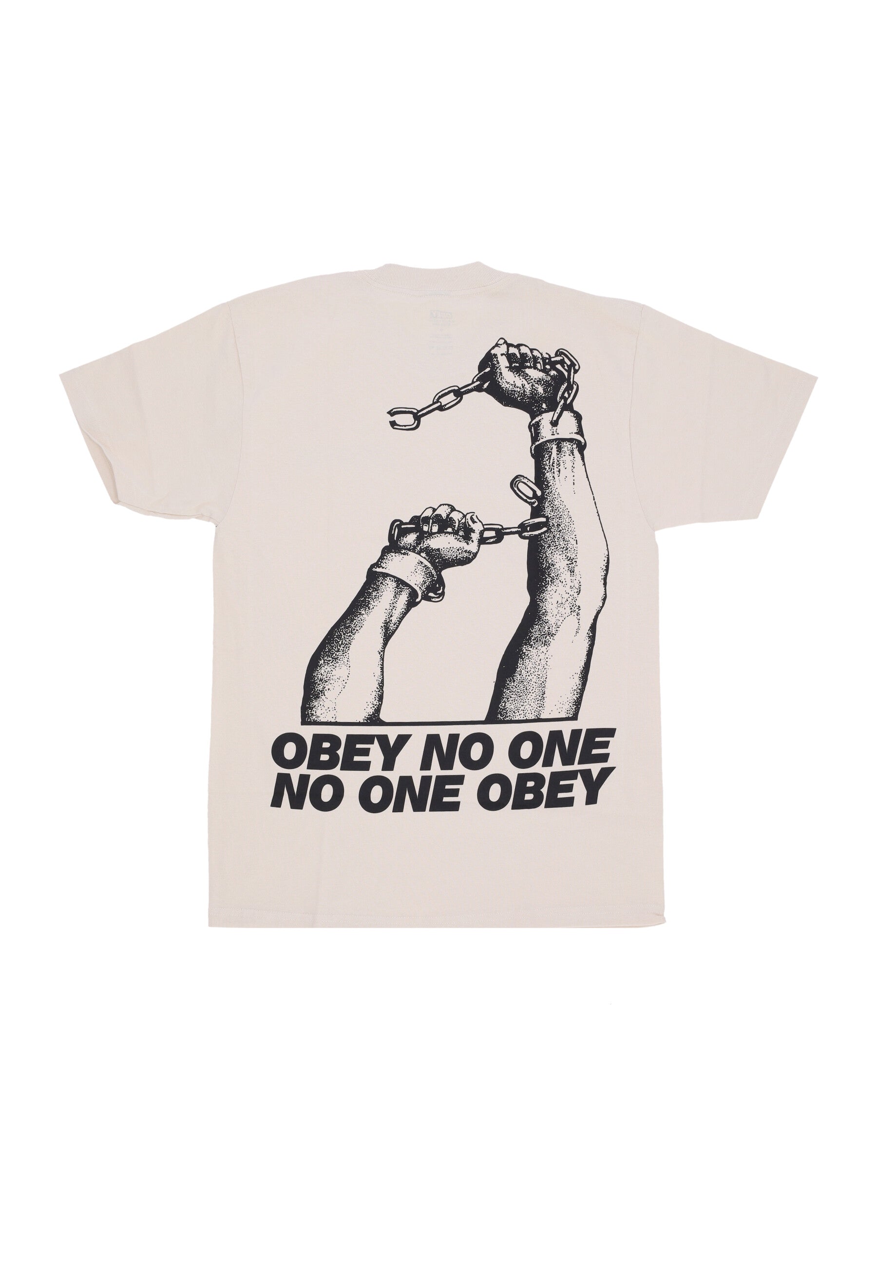 Maglietta Uomo No One Obey Tee Cream 165263951