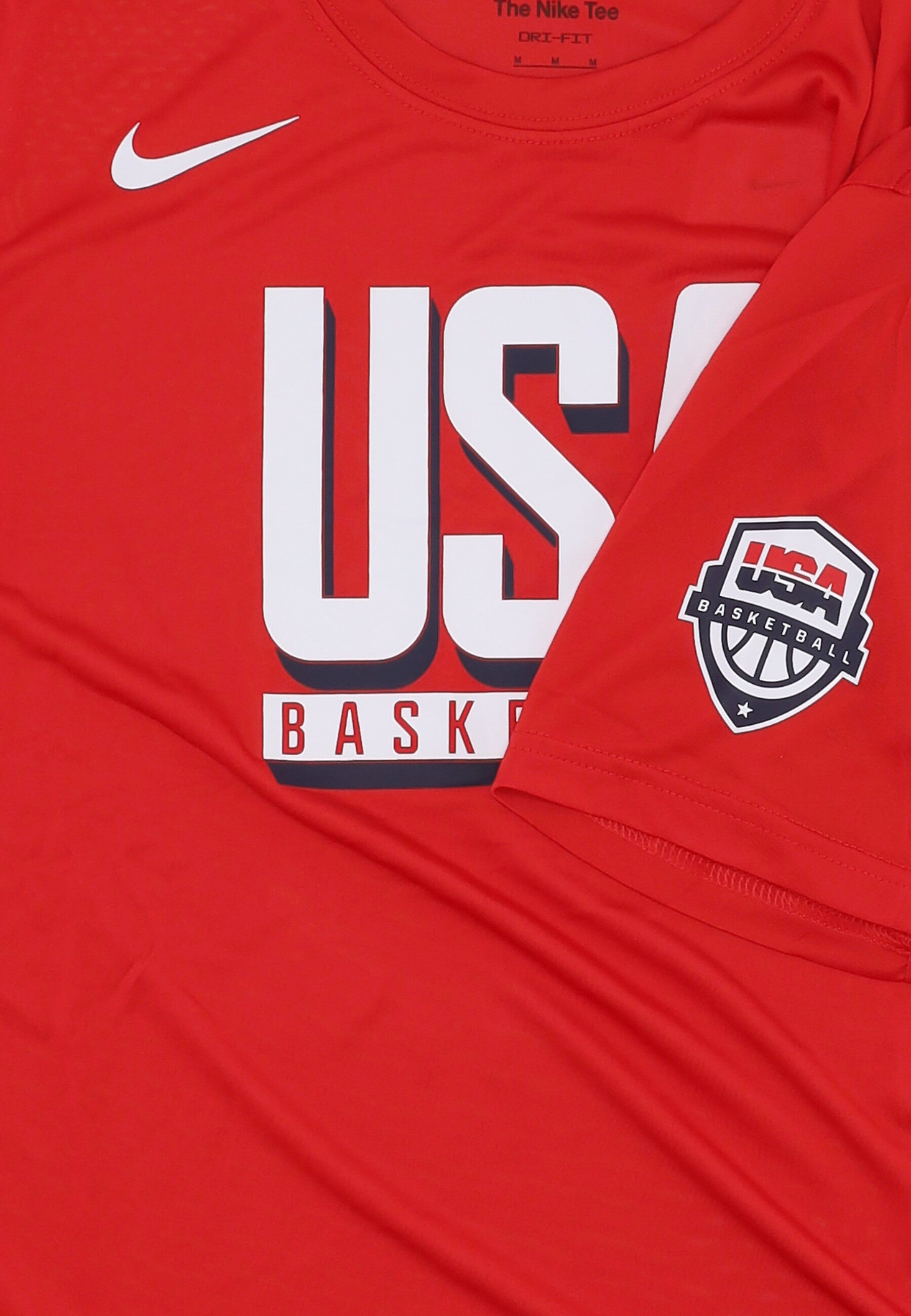 Maglietta Uomo Practice Basketball Tee Team Usa Sport Red/sport Red/white FQ3628-614