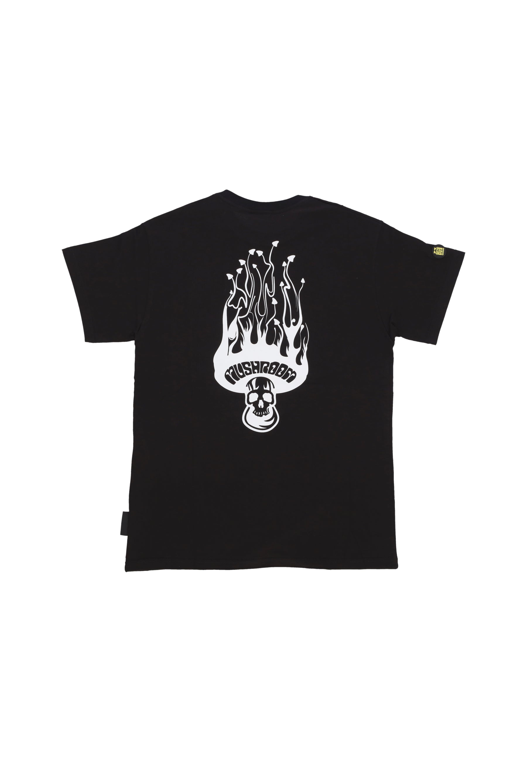 Maglietta Uomo Skull Flame Tee Black 24SSMU14004-01