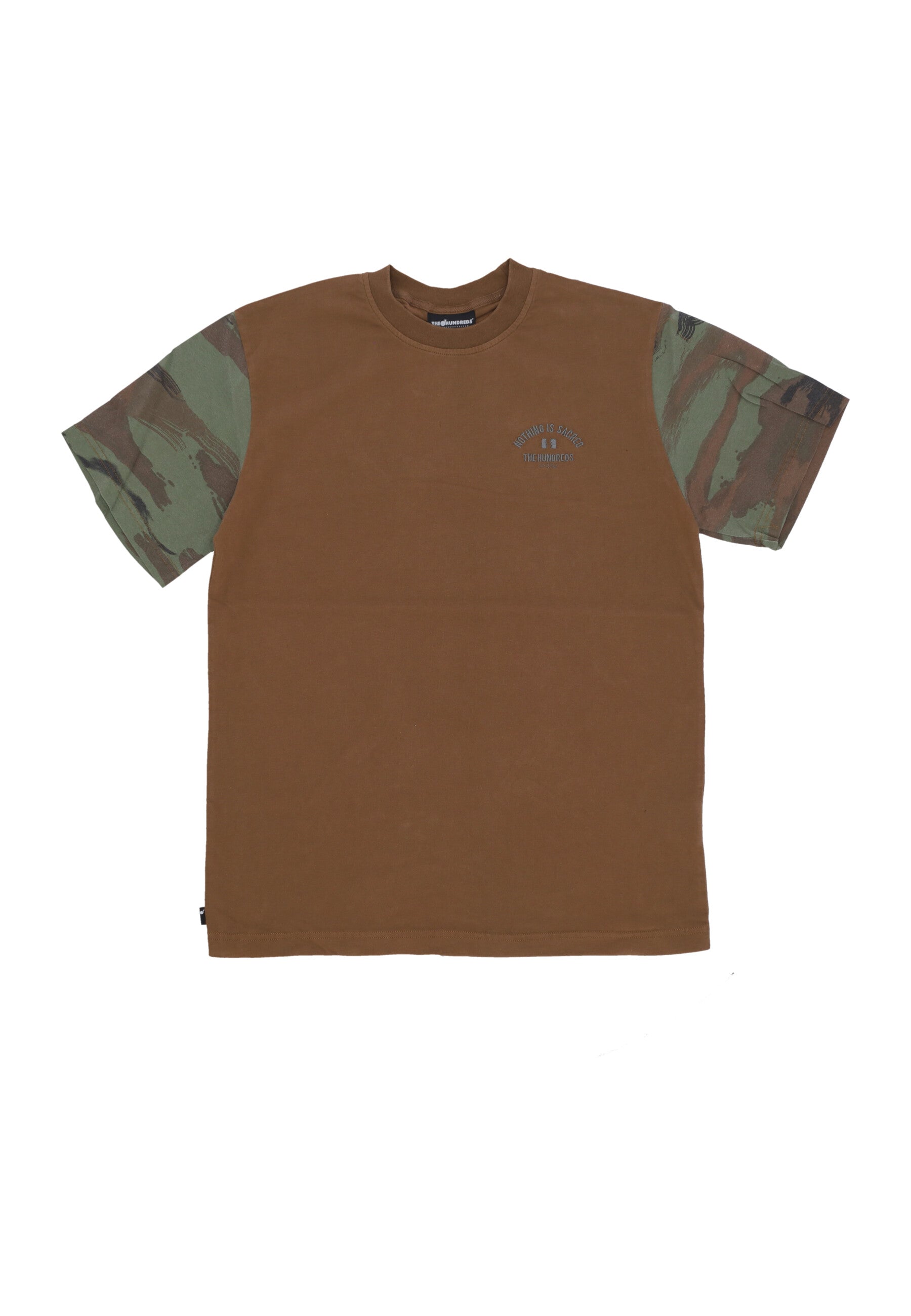 Maglietta Uomo Washed Camo Tee Brown T24F109005