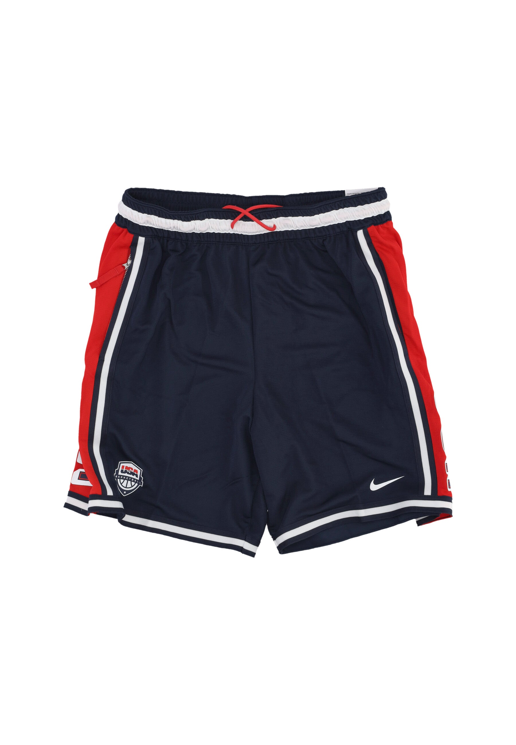 Pantaloncino Basket Uomo Pregame Short Team Usa Obsidian/sport Red/white FQ0328-451