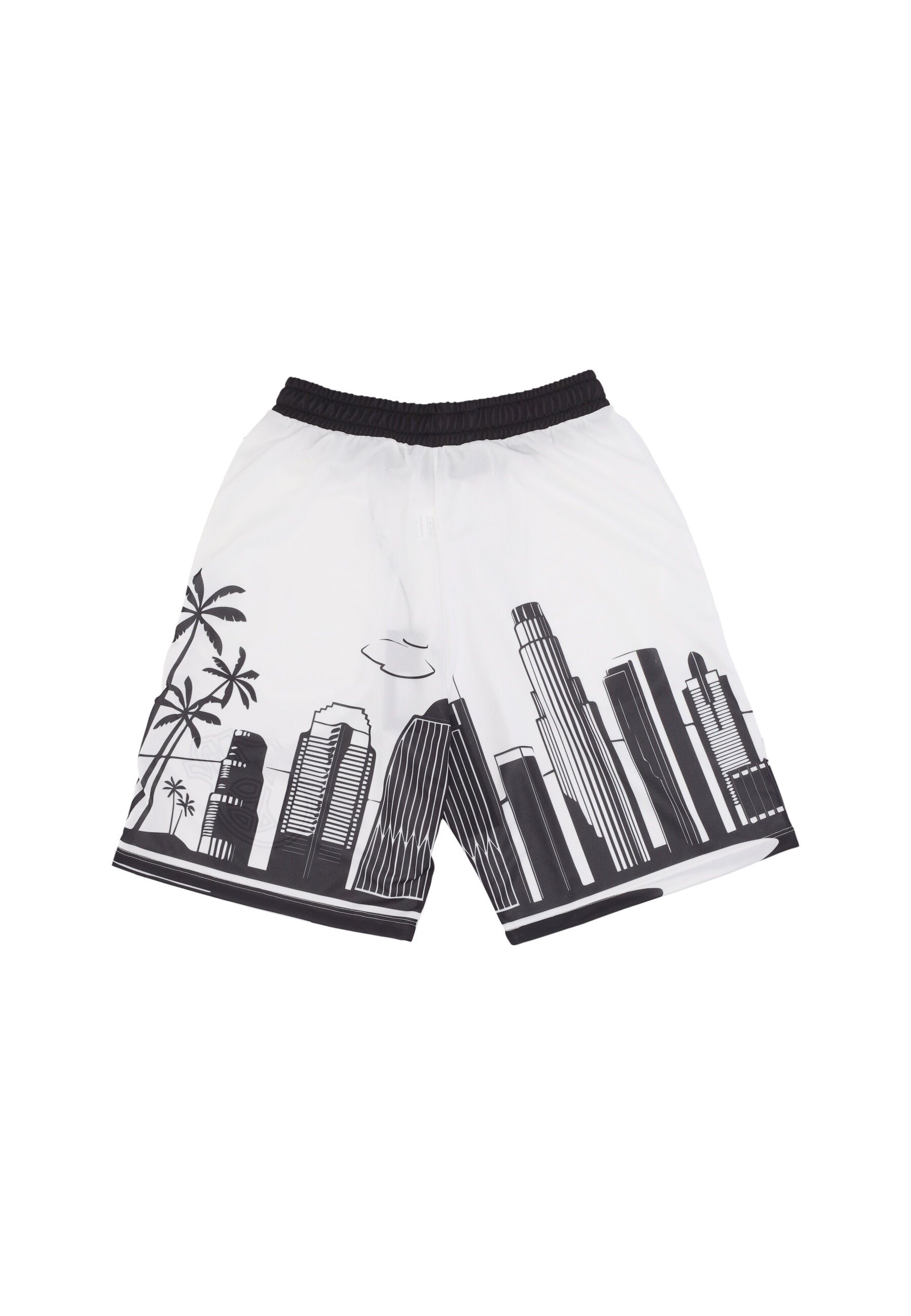 Pantaloncino Tipo Basket Uomo Skyline Shorts White/black G-12