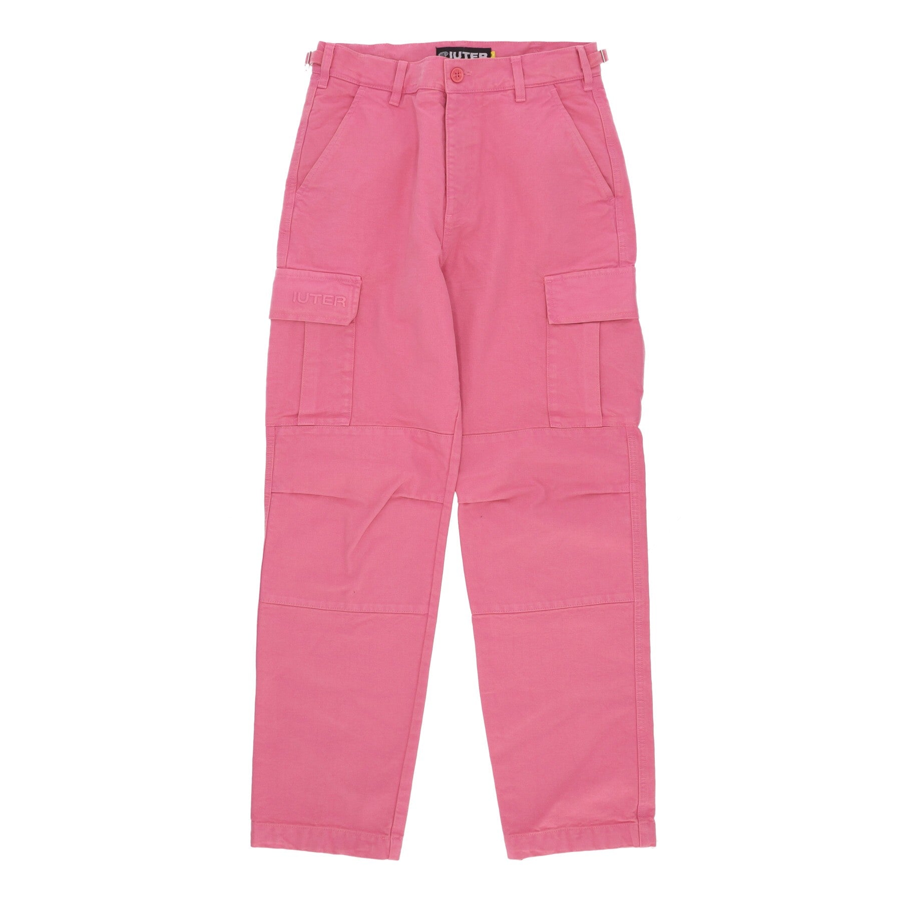 Pantalone Lungo Uomo Cargo Canvas Pink 23WICG02