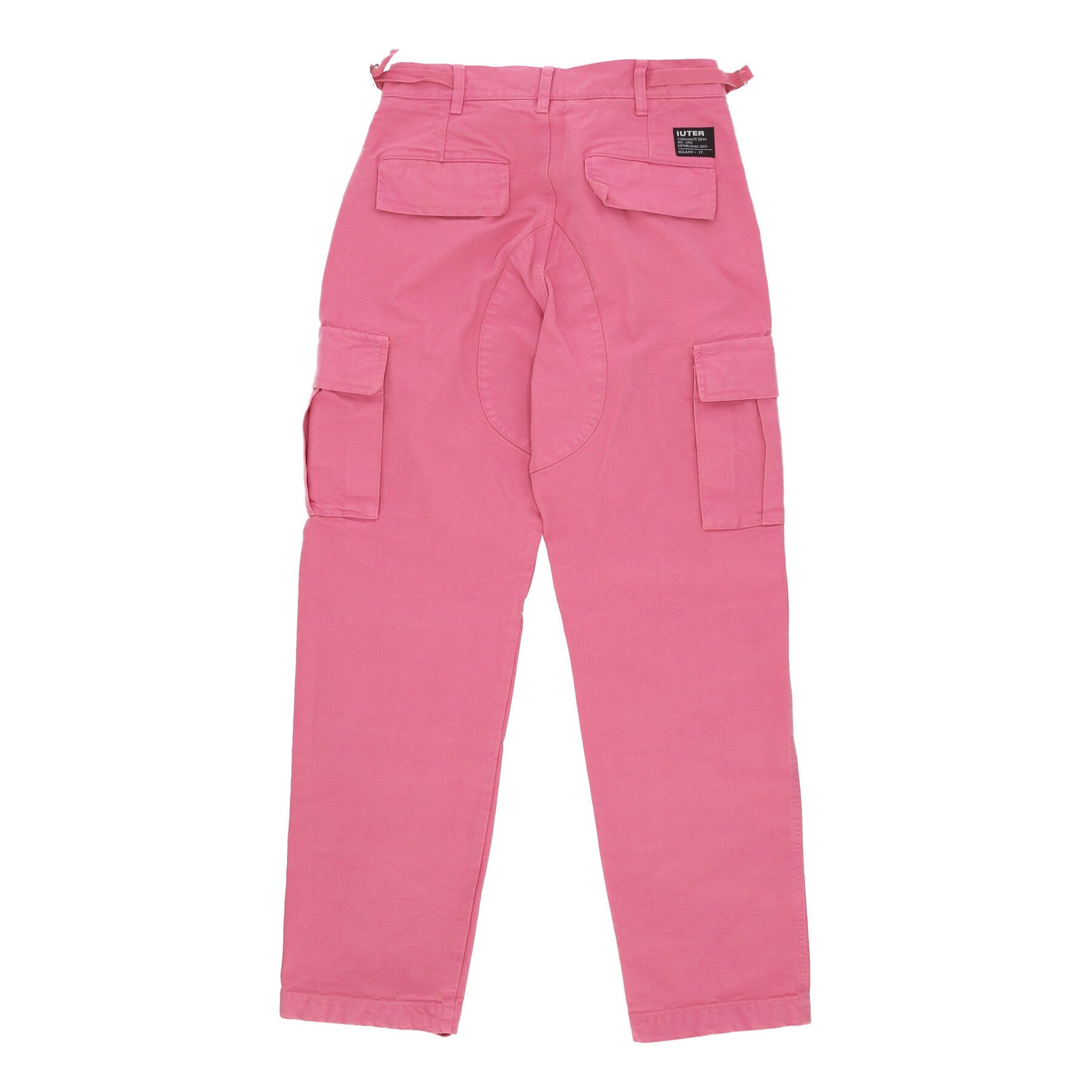 Pantalone Lungo Uomo Cargo Canvas Pink 23WICG02