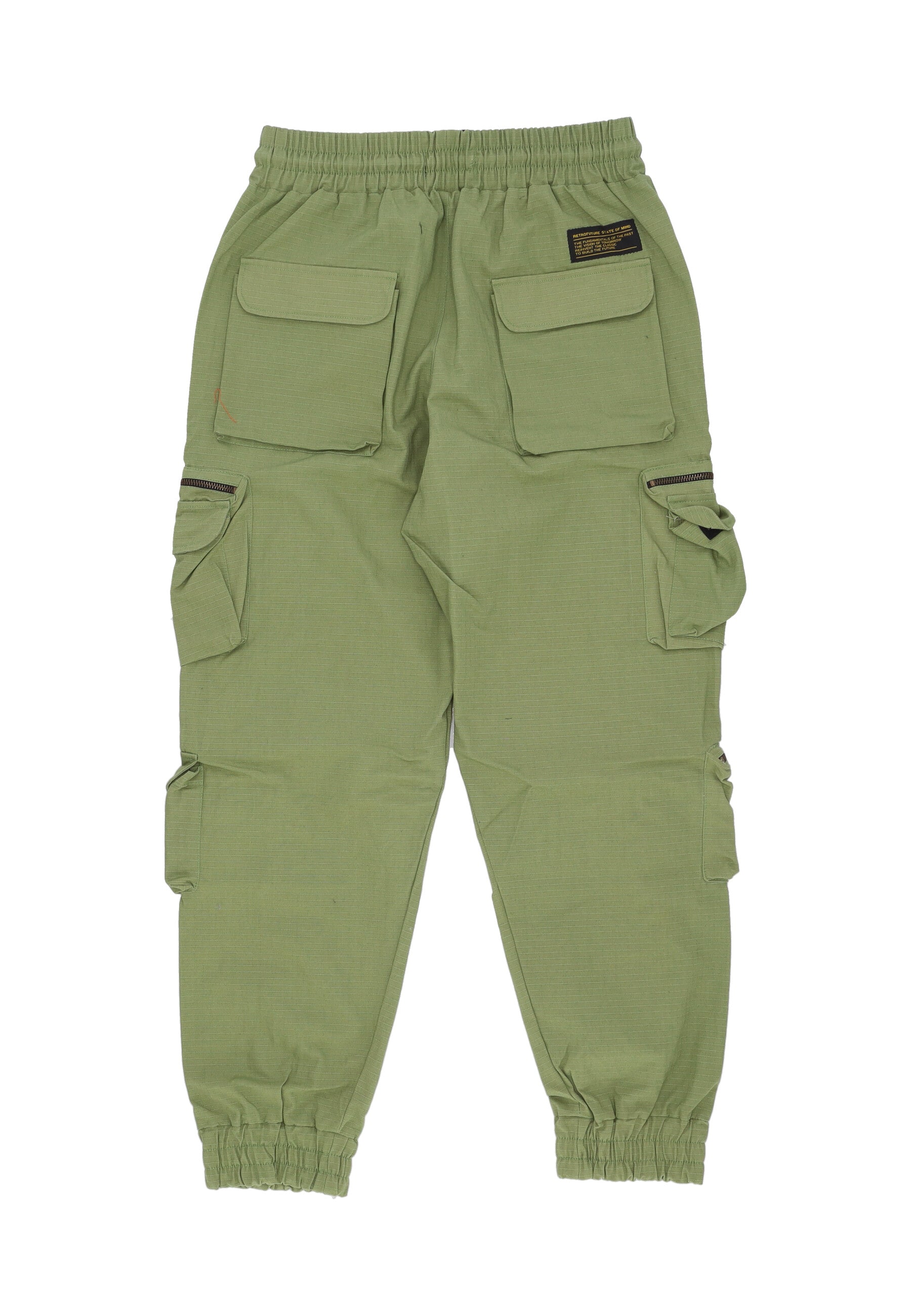 Pantalone Lungo Uomo Cargo Joggers Military Green PTSOM4109