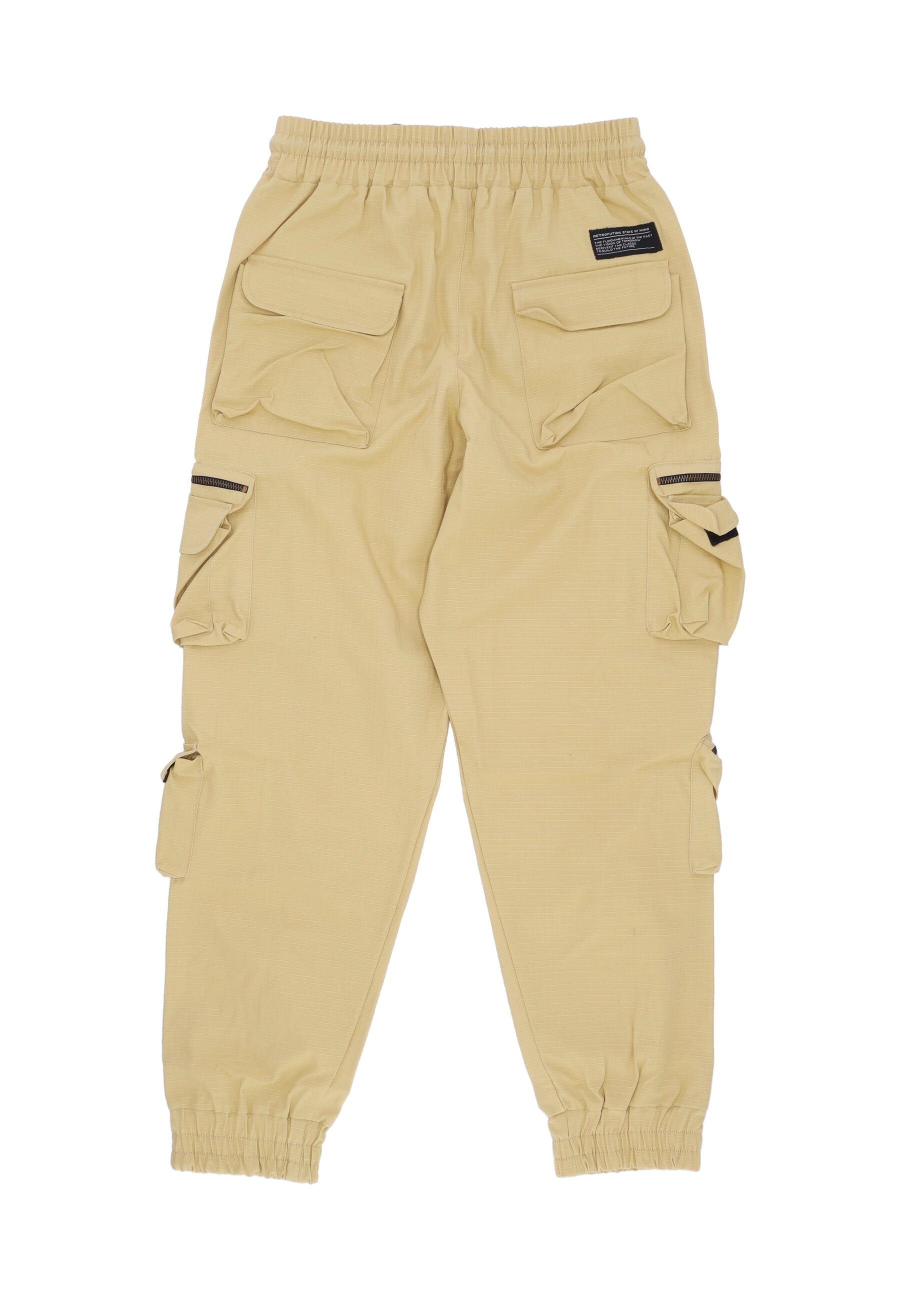 Pantalone Lungo Uomo Cargo Joggers Sand PTSOM4109